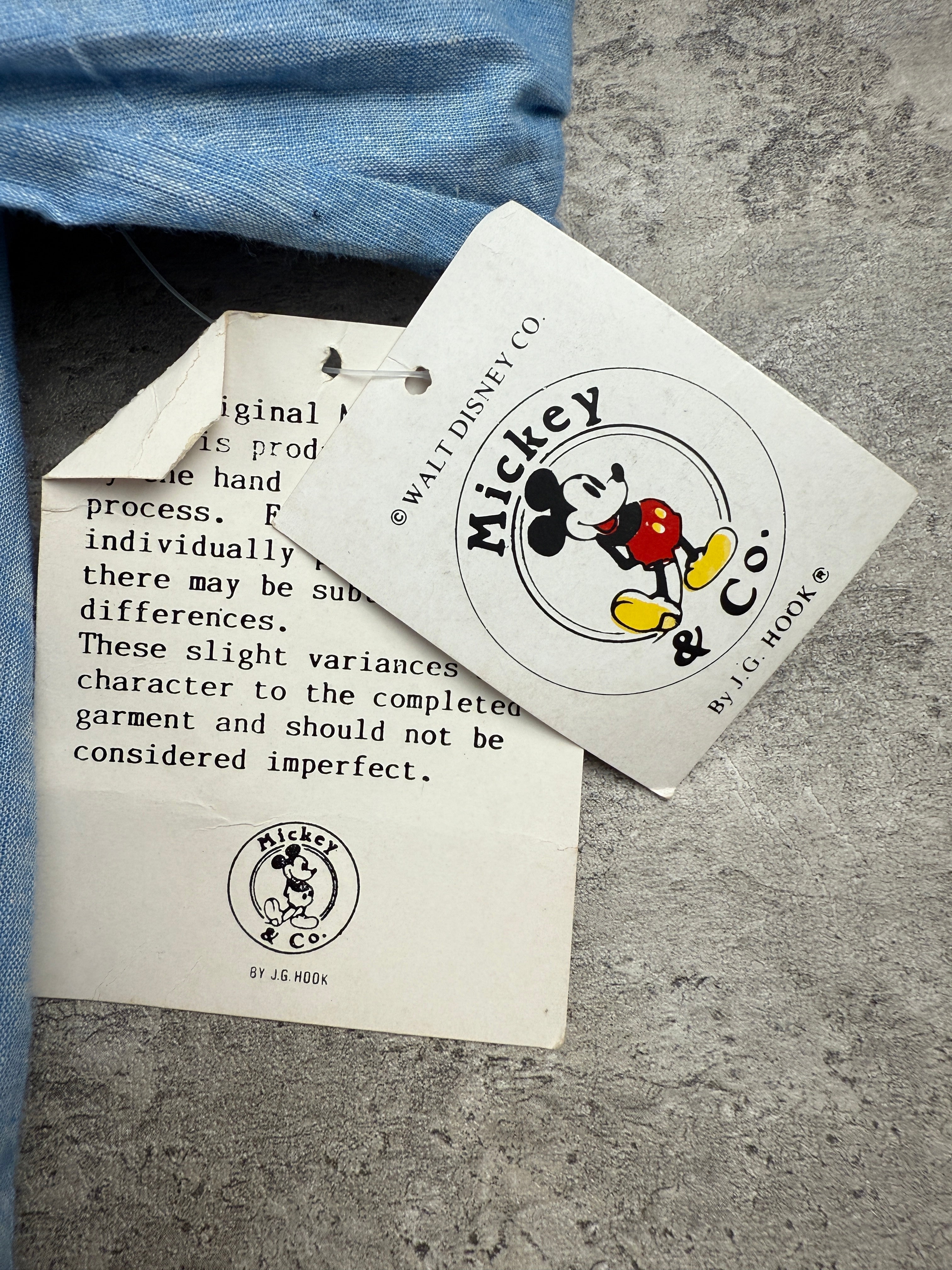 Vintage Cowboy Mickey Button Up Youth Large