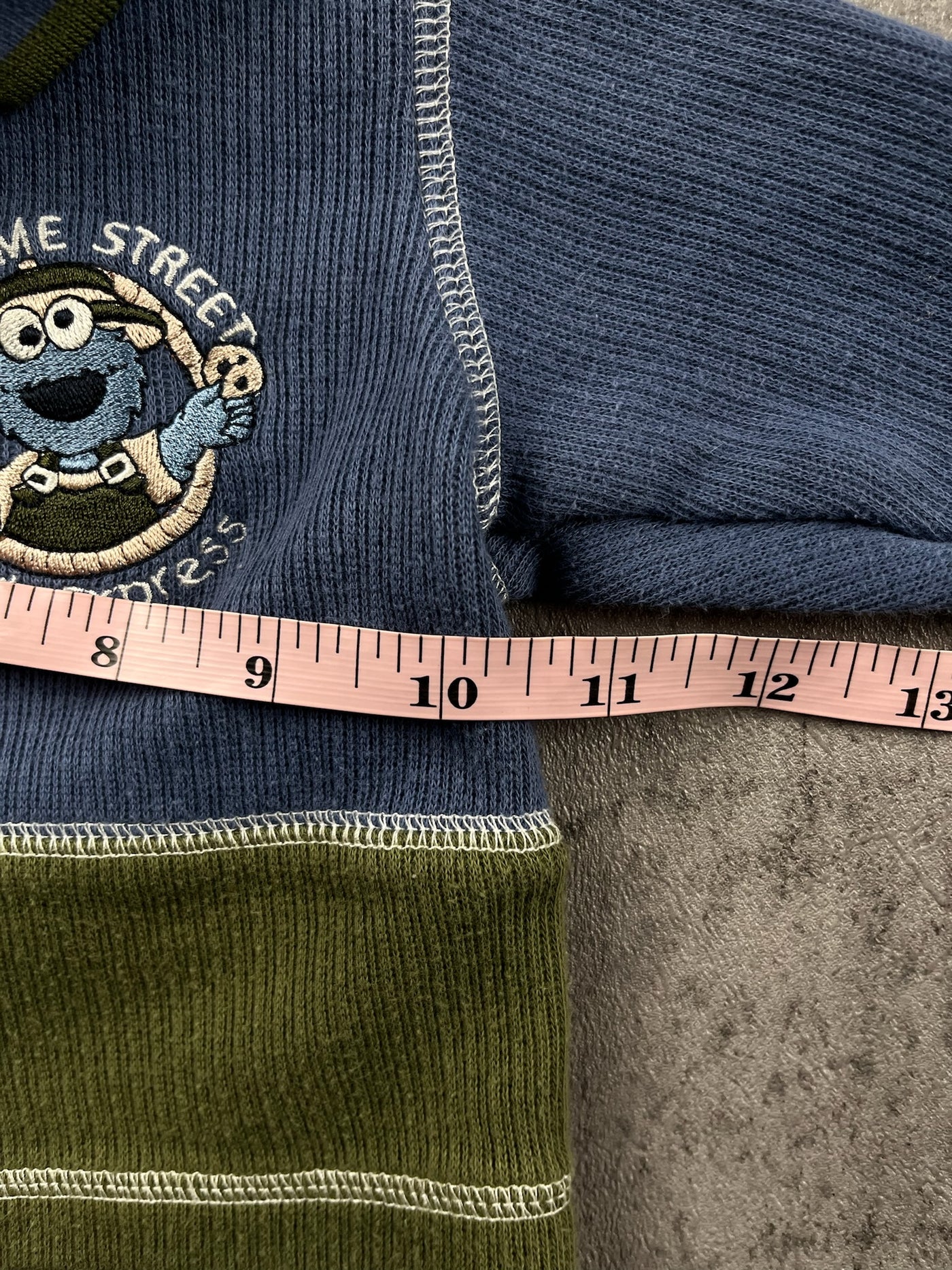 Vintage Cookie Monster 0-3 Months