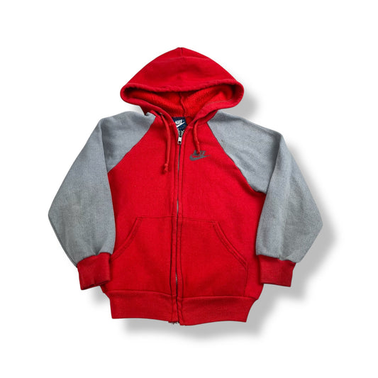Vintage 80's Nike Zip Up Hoodie 3/4T