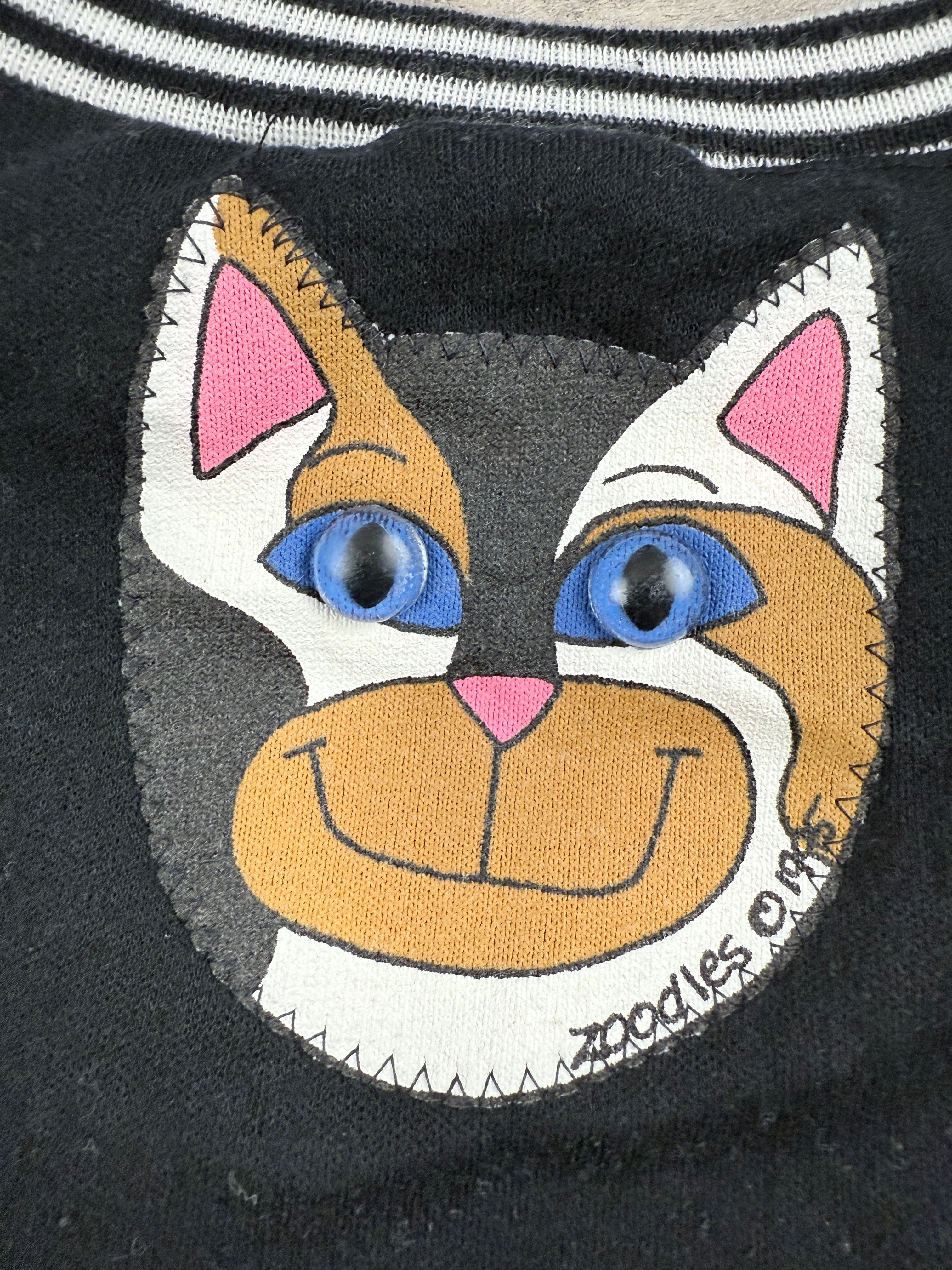 Vintage '95 Zoodles Cat Long Sleeve 5/6T