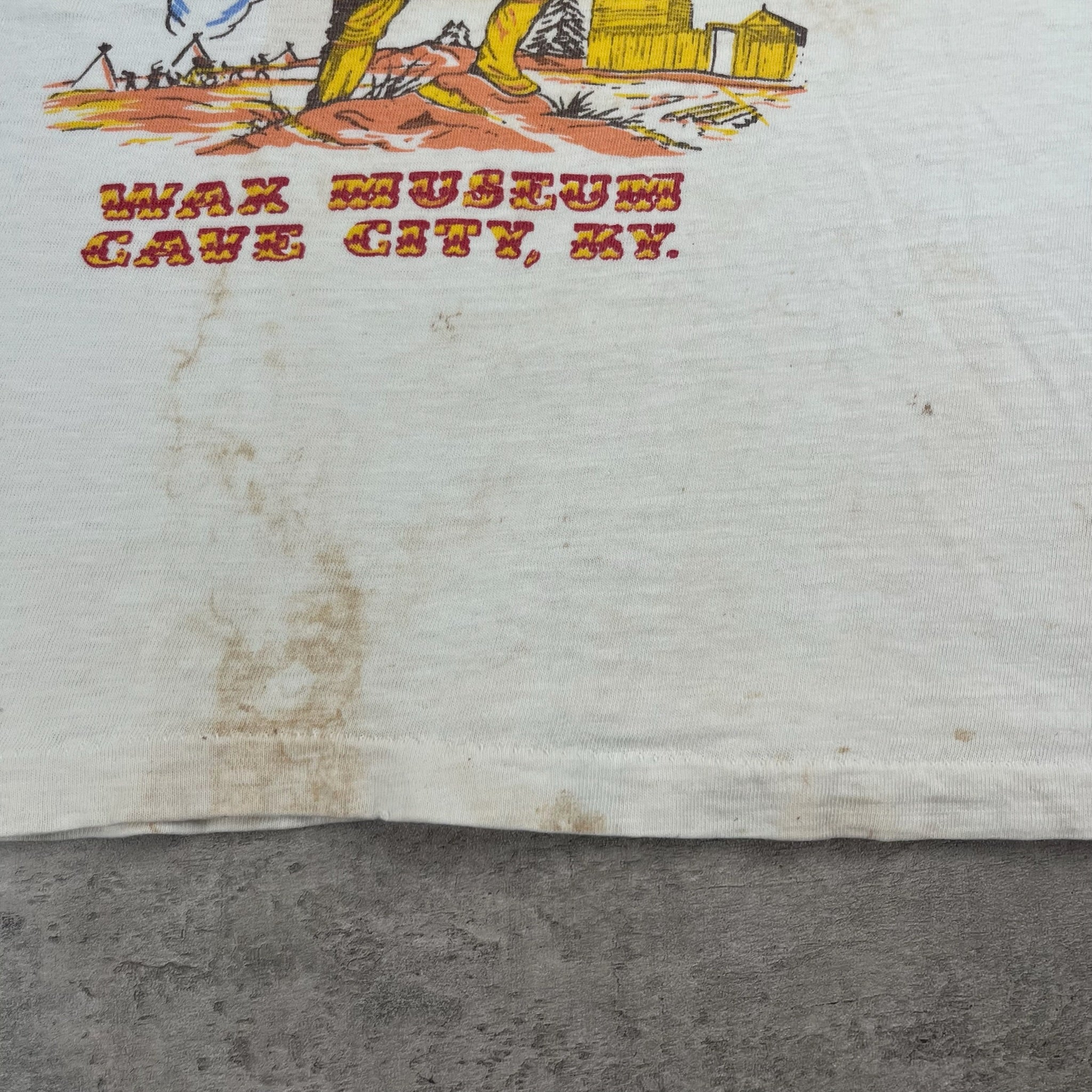 Vintage Davy Crockett Wax Musuem 3/4T