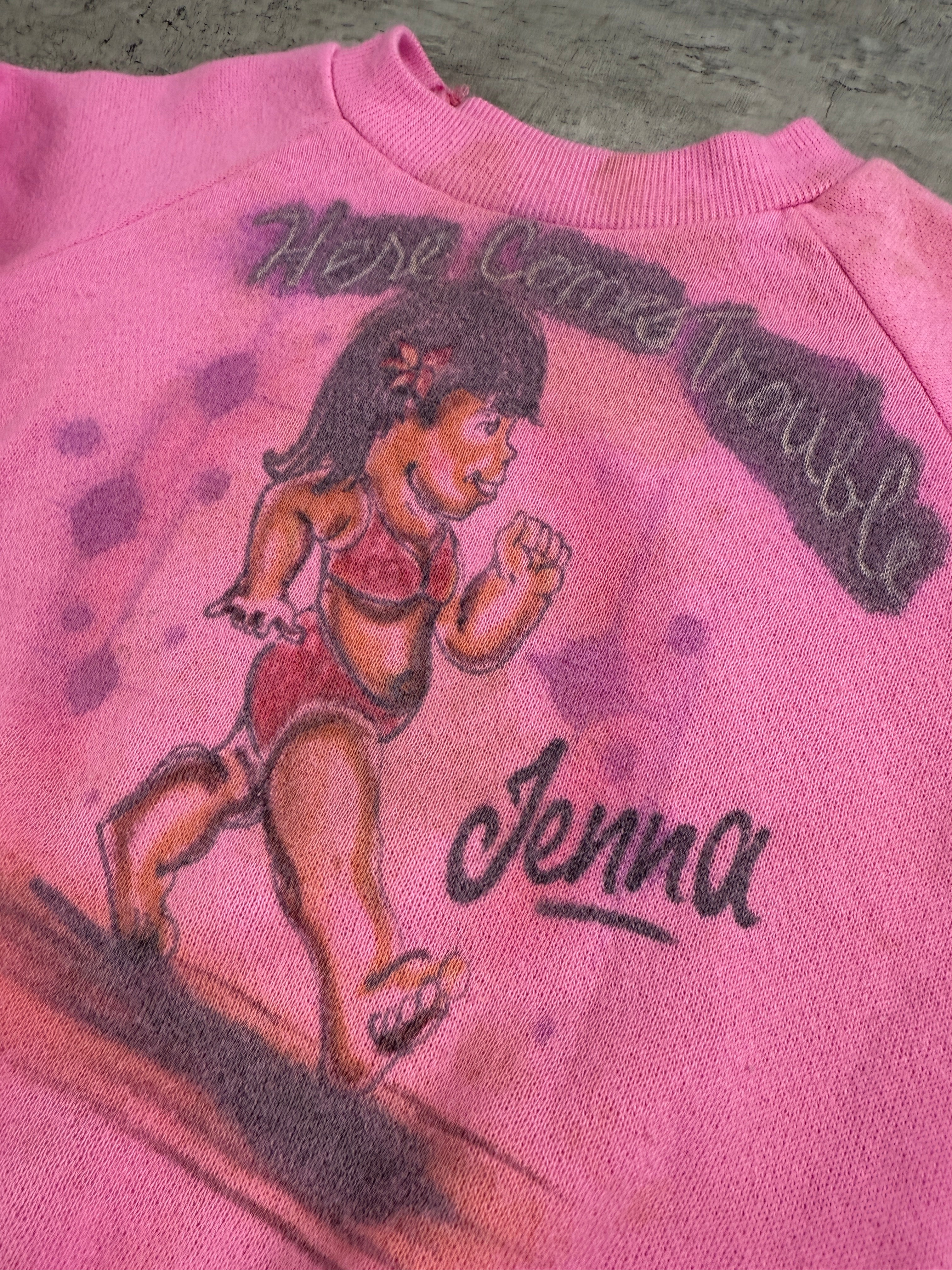 Vintage Here Comes Trouble Sweater 18 Months