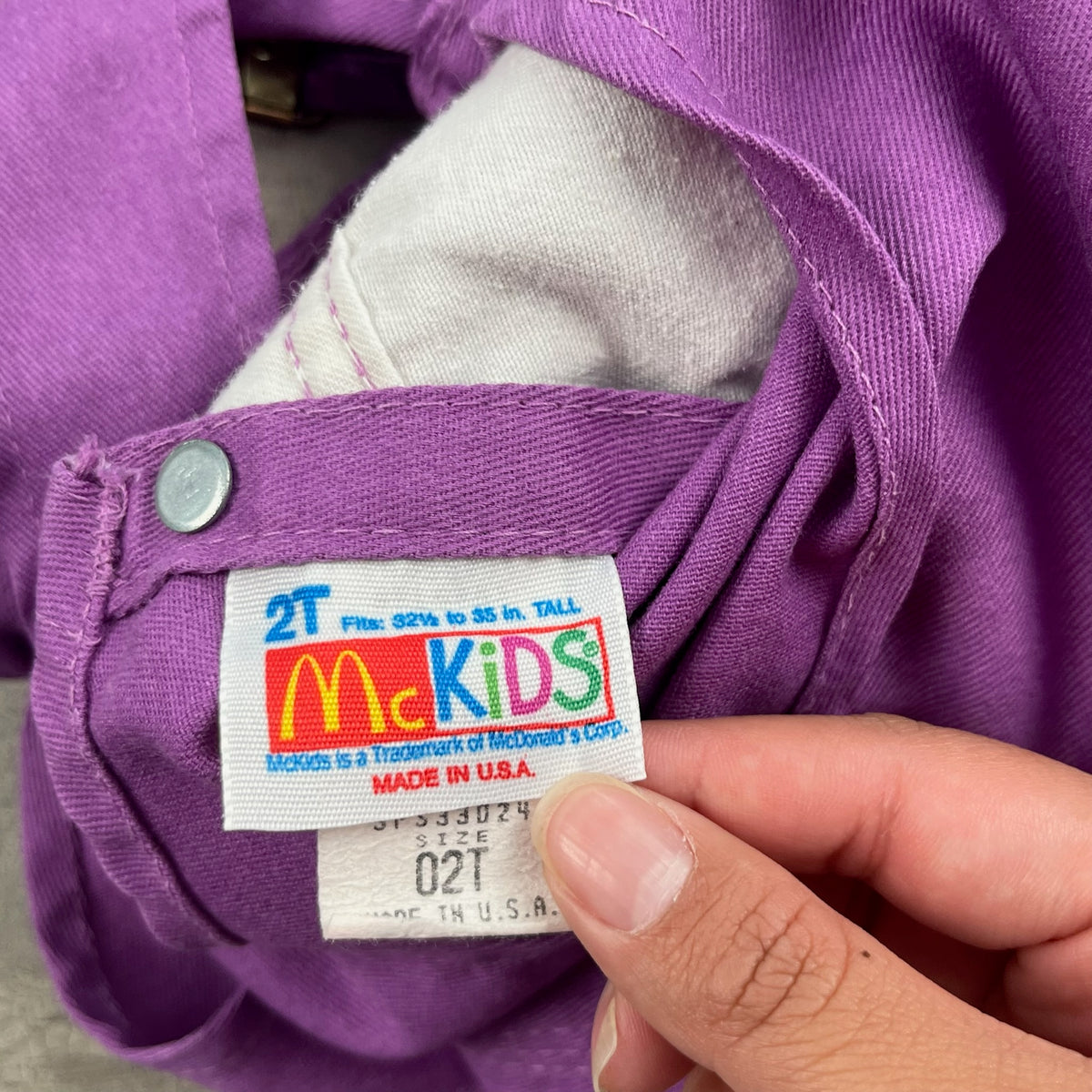 Vintage McKids Shortalls 18M