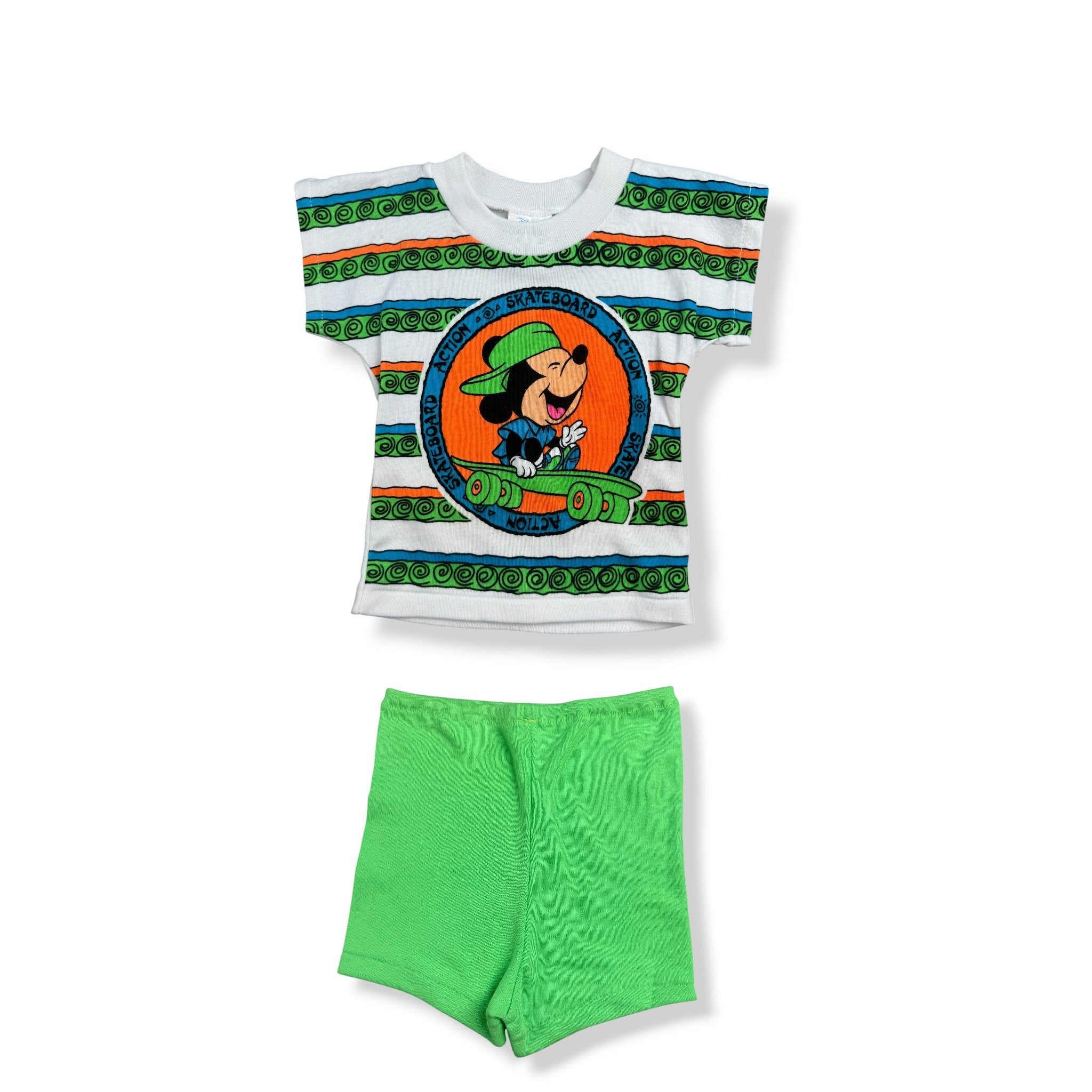 Vintage Deadstock Mickey Skater Set 12-18 Mo