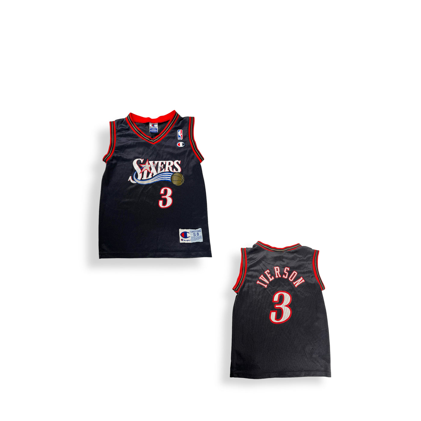 Vintage Allen Iverson Basketball Jersey Youth Large
