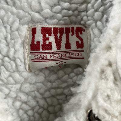 Vintage Levis Sherpa Denim Jacket 4/5T