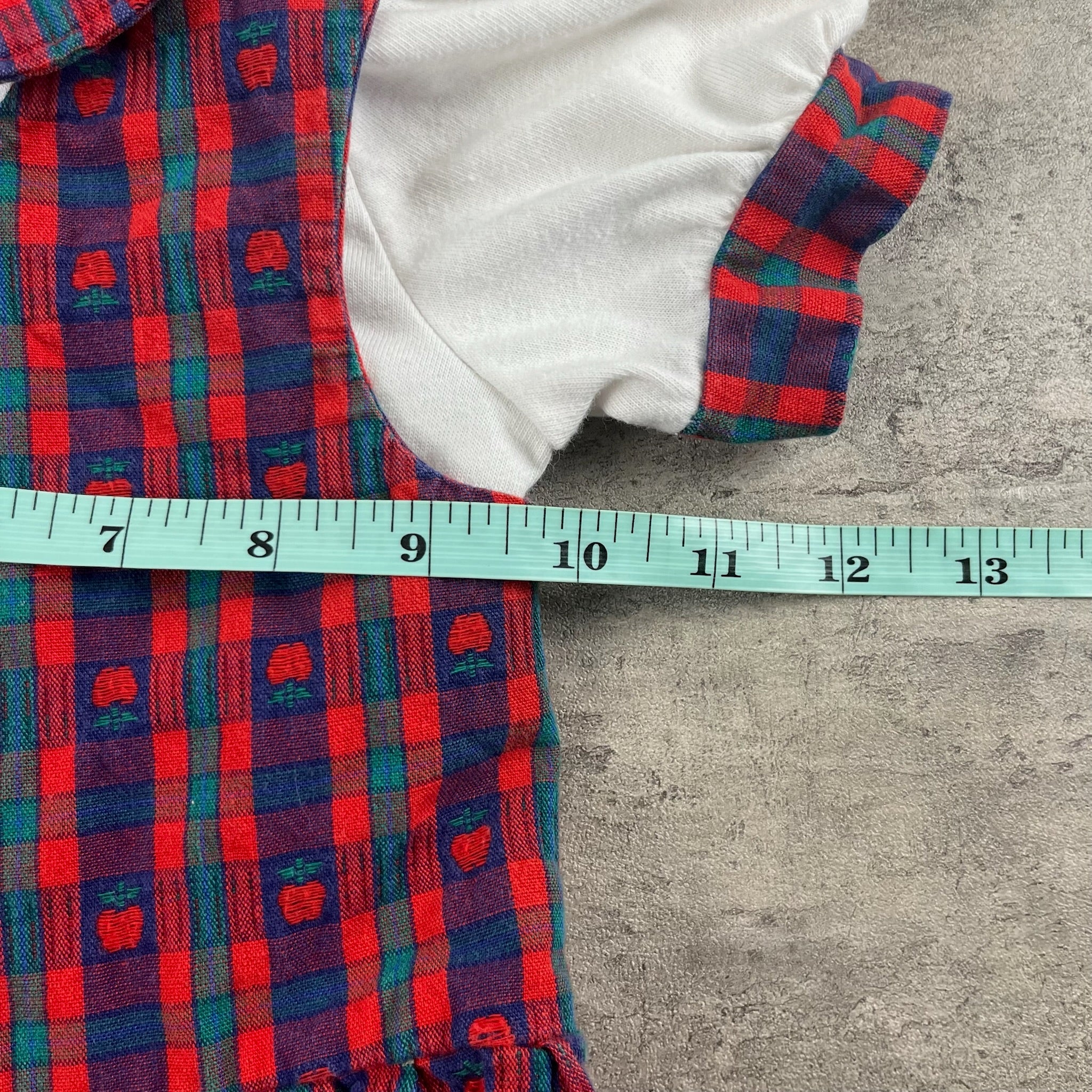 Vintage OshKosh Plaid Dress 12 Months