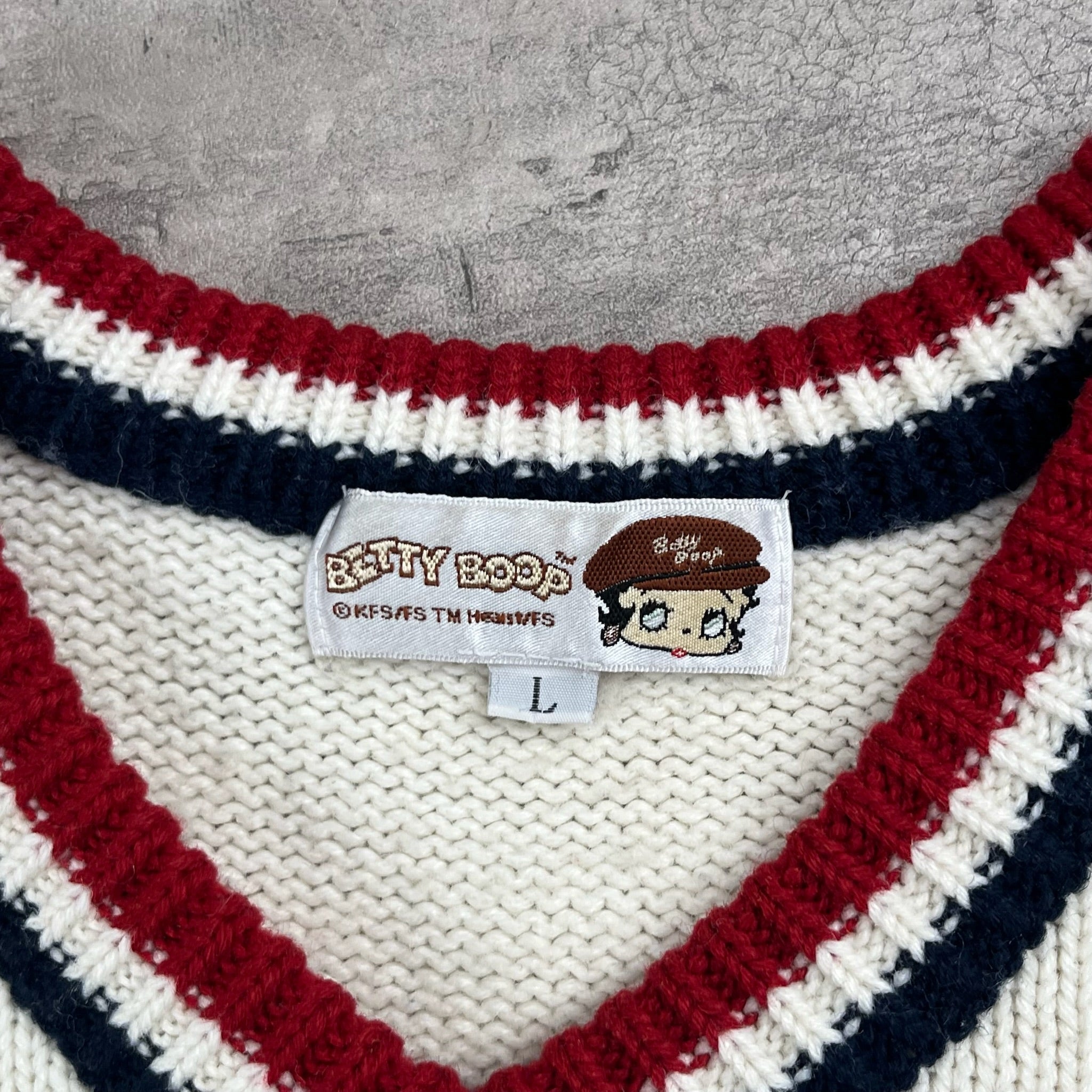 Vintage Betty Boop Knit Youth Medium