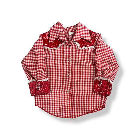 Vintage Western Button Up 18-24 Months