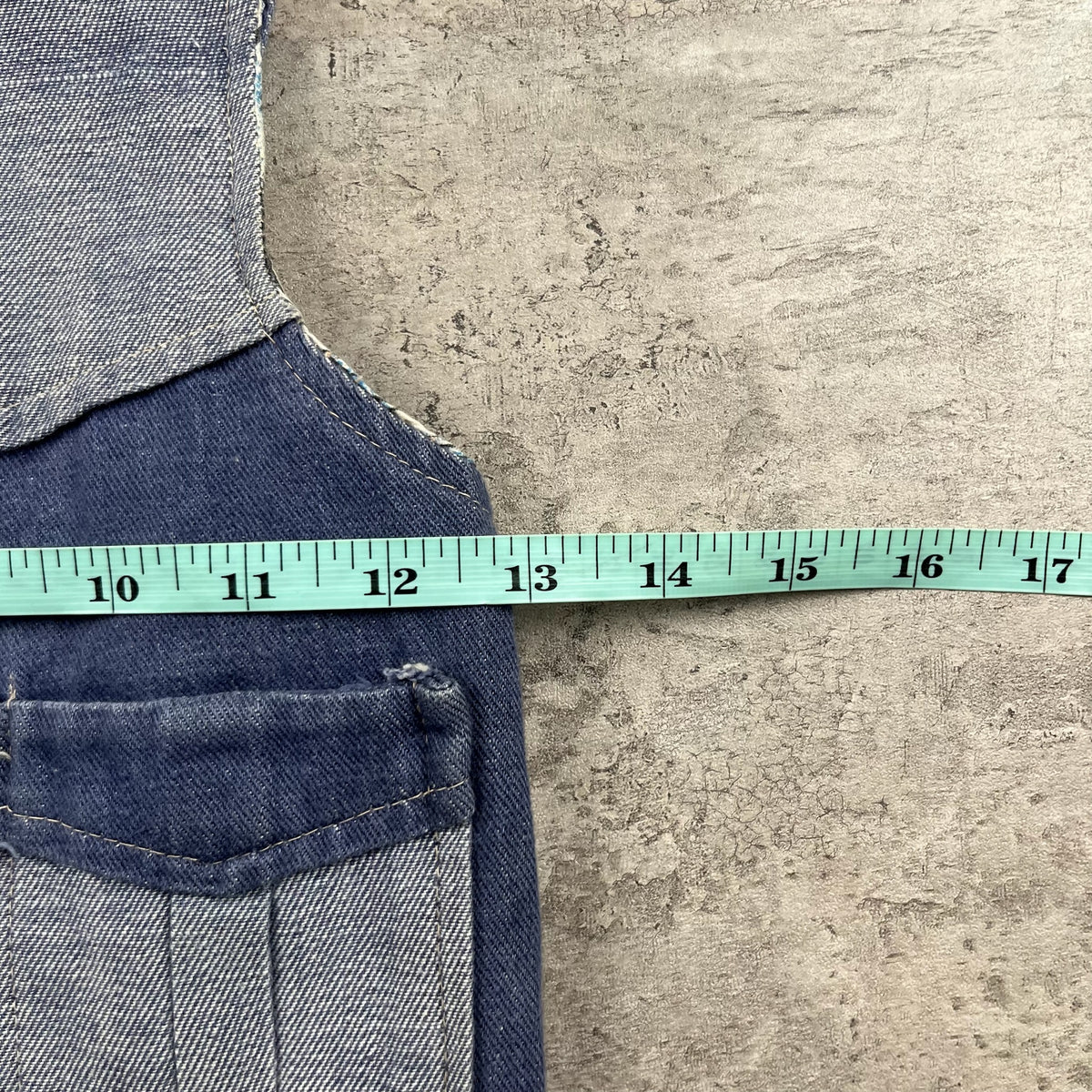 Vintage Denim Open Vest 18-24 Months