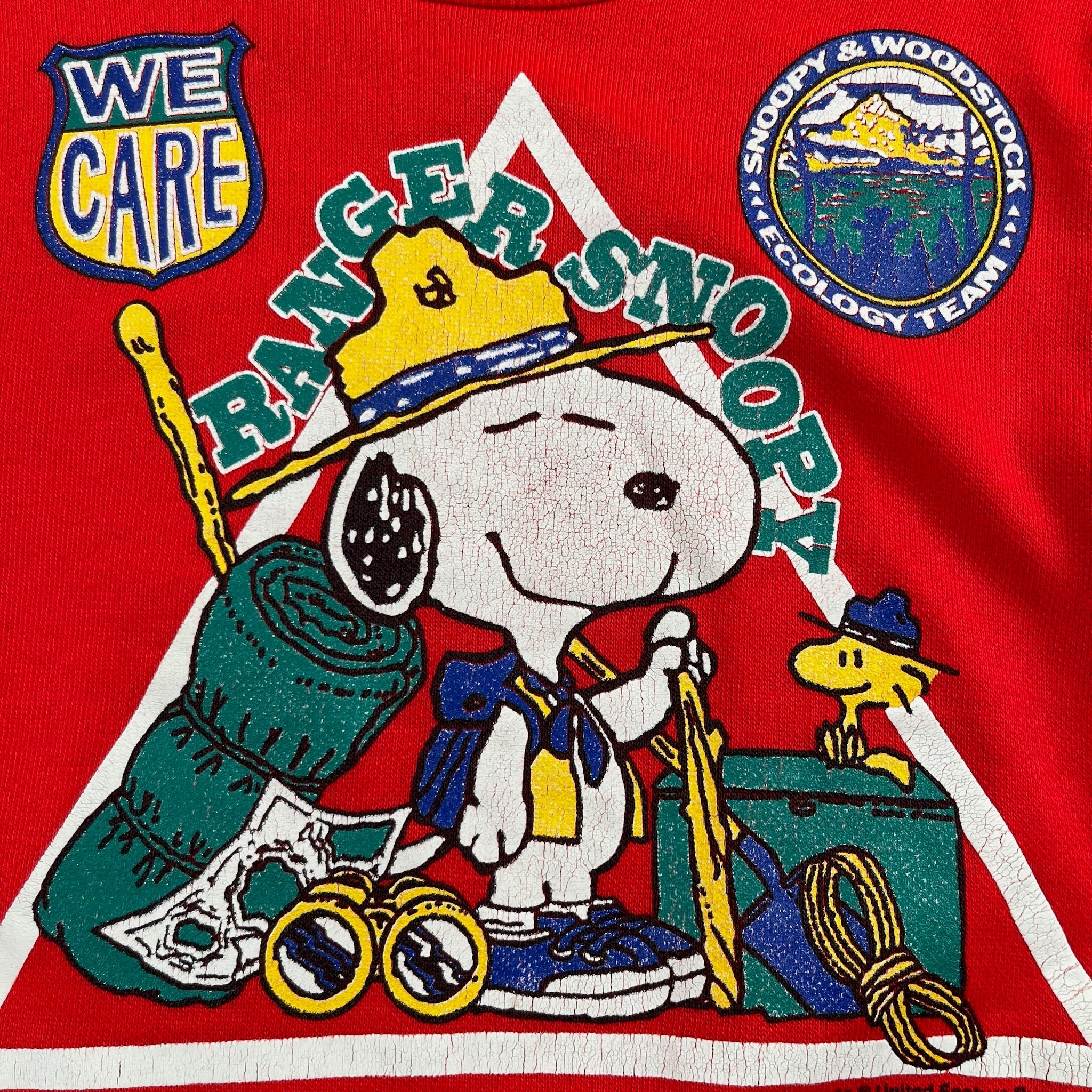 Vintage Snoopy & Woodstock Sweater 2T