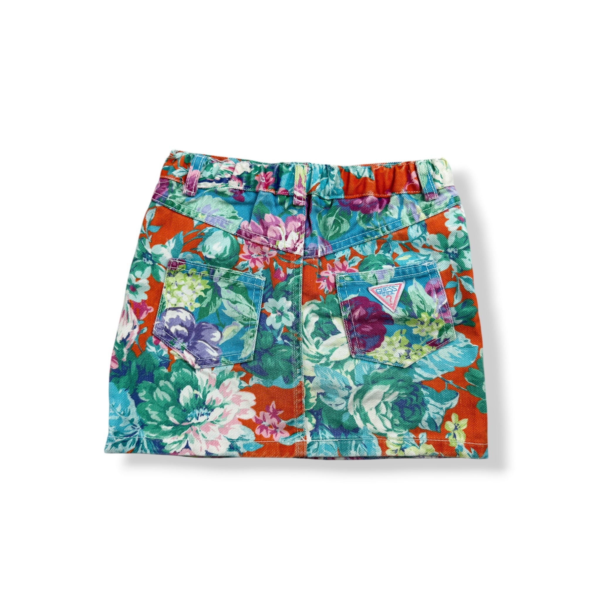 Vintage Floral Guess Skirt 4/5T