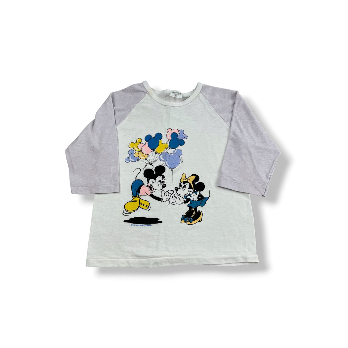 Vintage Mickey & Minnie Raglan 3/4T