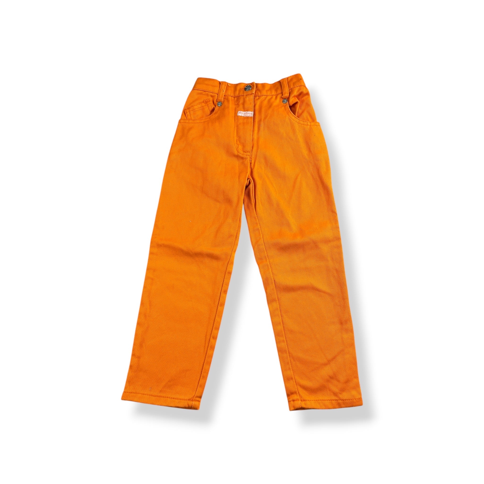 Vintage Orange Denim Jeans 4T