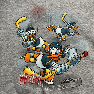 Vintage Donald Duck Hockey Crewneck 4T