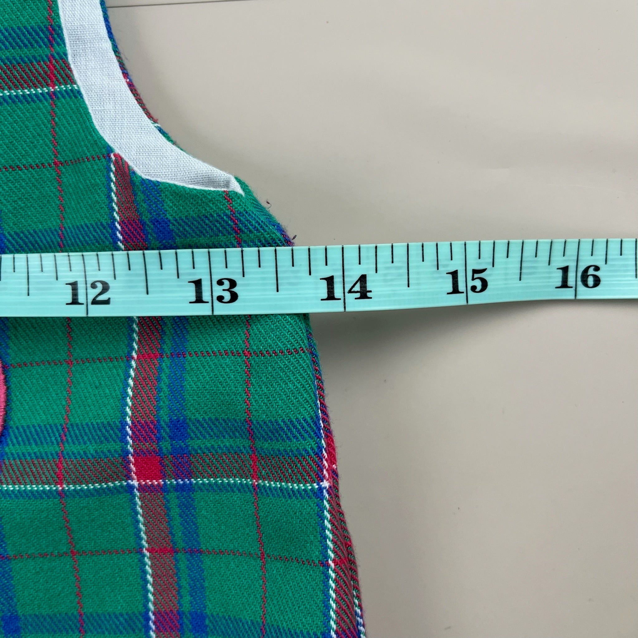 Vintage Gingham Telephone Romper 5T