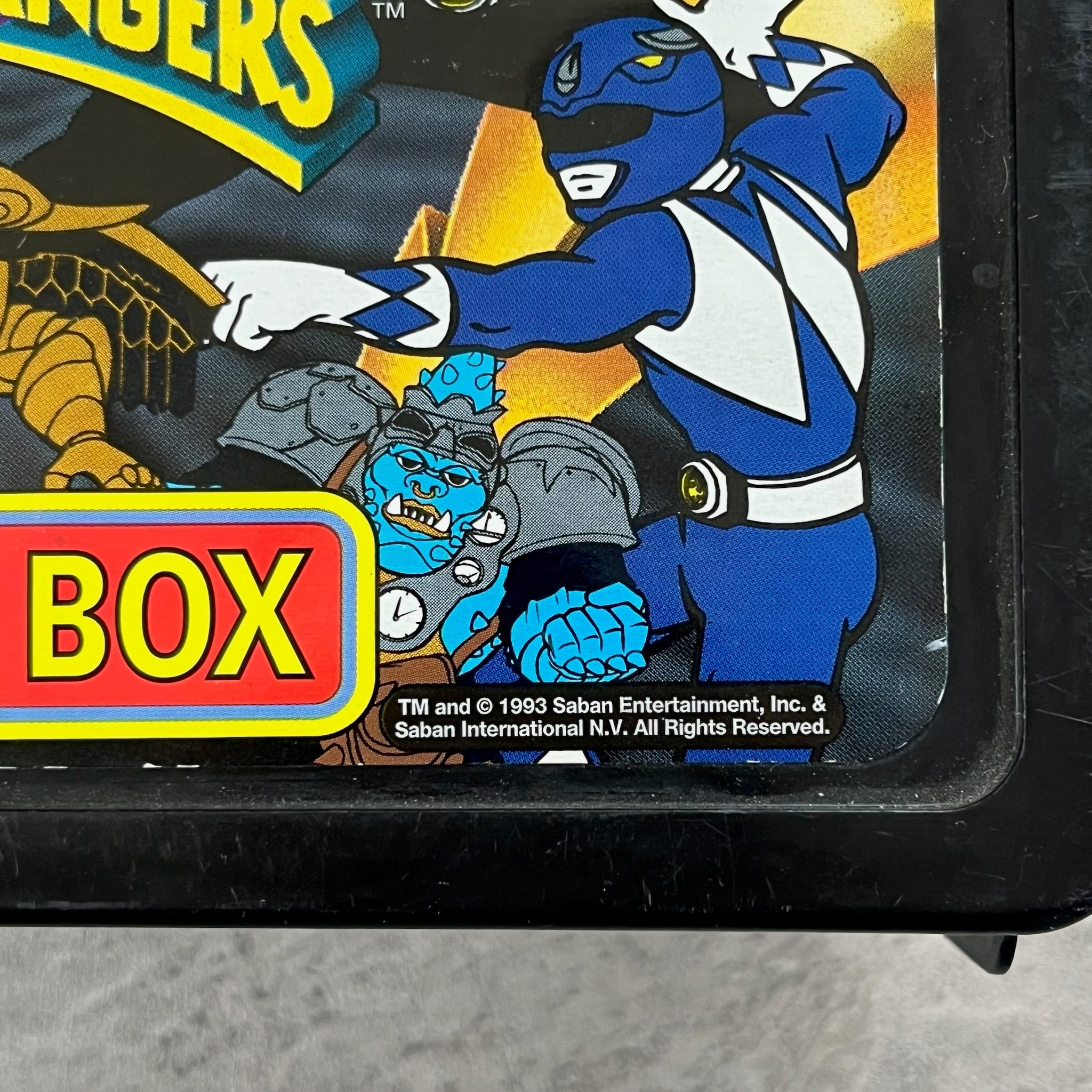 Vintage Mighty Morphin Power Rangers Storage Box