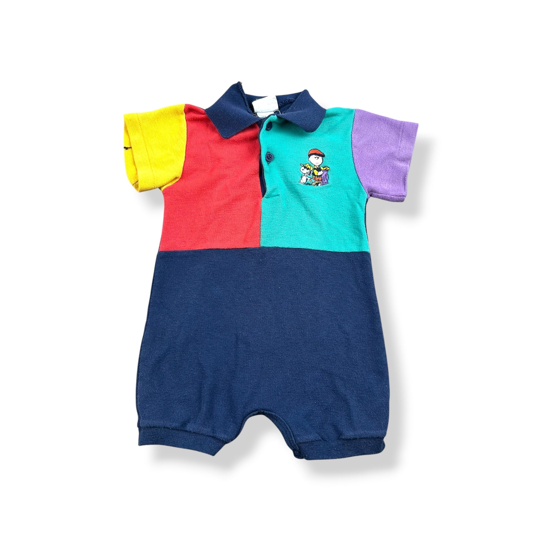 Vintage Peanuts Golf Romper 18 Mo
