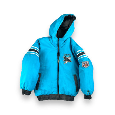 Vintage Pro Player San Jose Sharks Puffer Youth Large