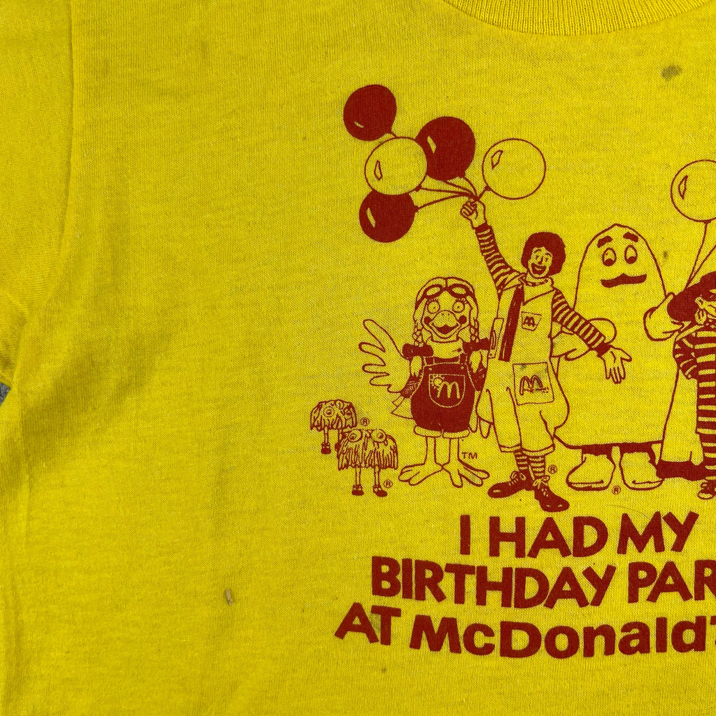 Vintage McDonalds Ringer 4/5T