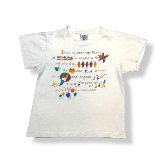 Vintage Gymboree Birthday T-Shirt 3/4T