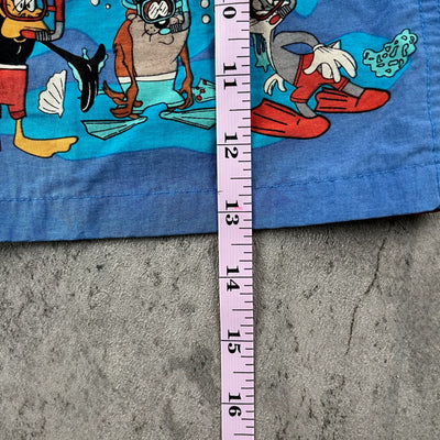 Vintage Looney Tunes Swim Shorts Youth Medium