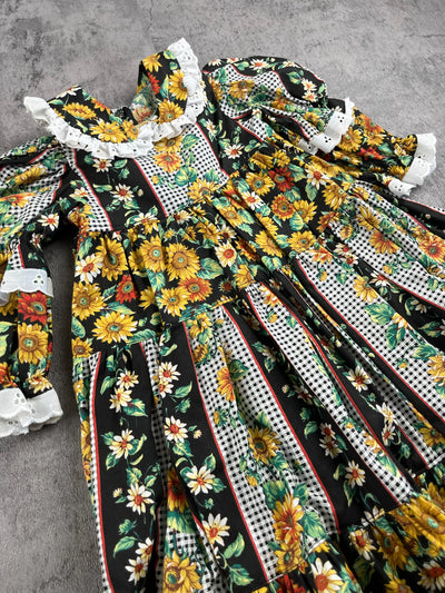 Vintage Sunflower Dress 18-24 Months