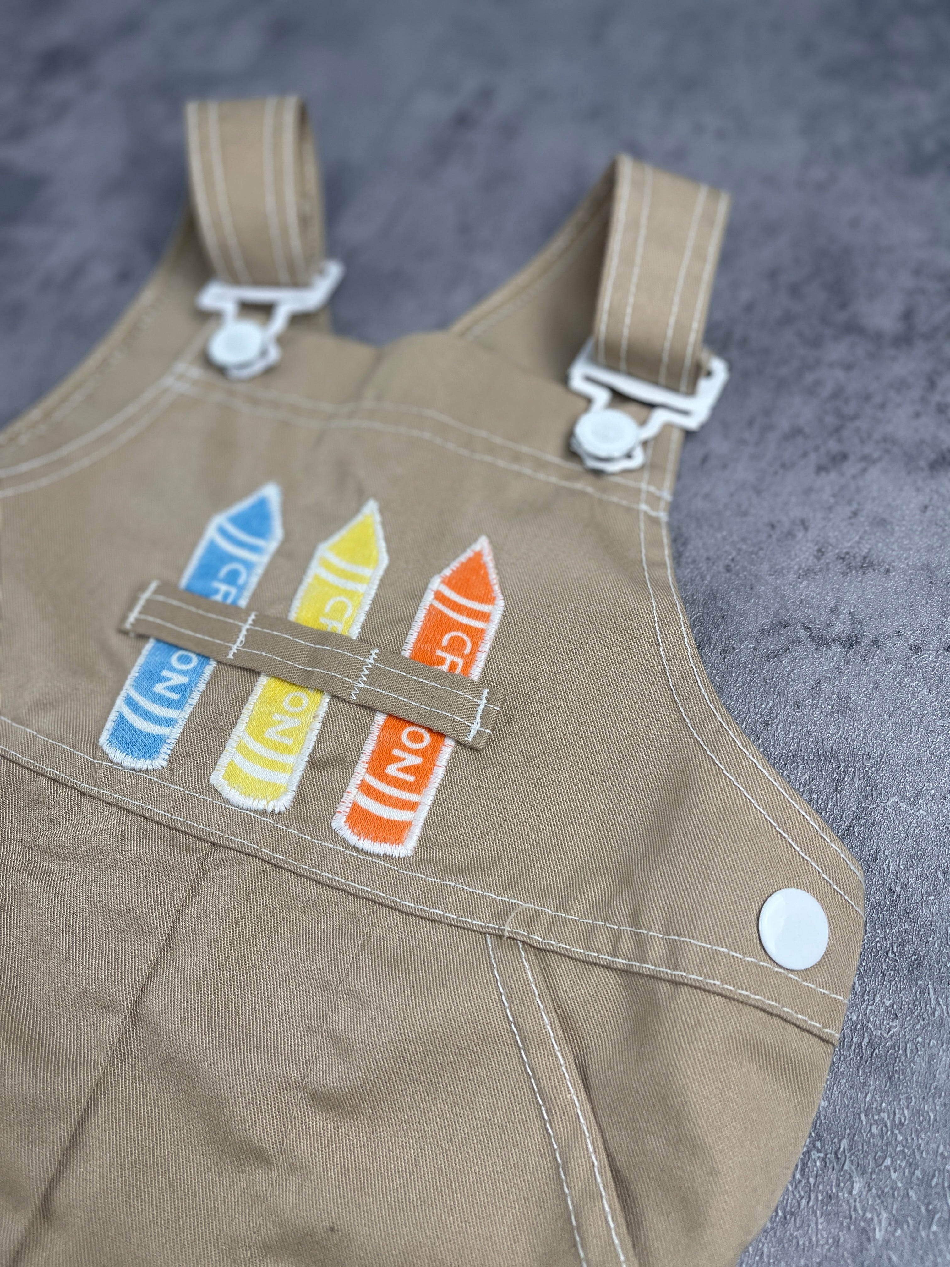 Vintage 70’s Crayon Overalls 18 Months