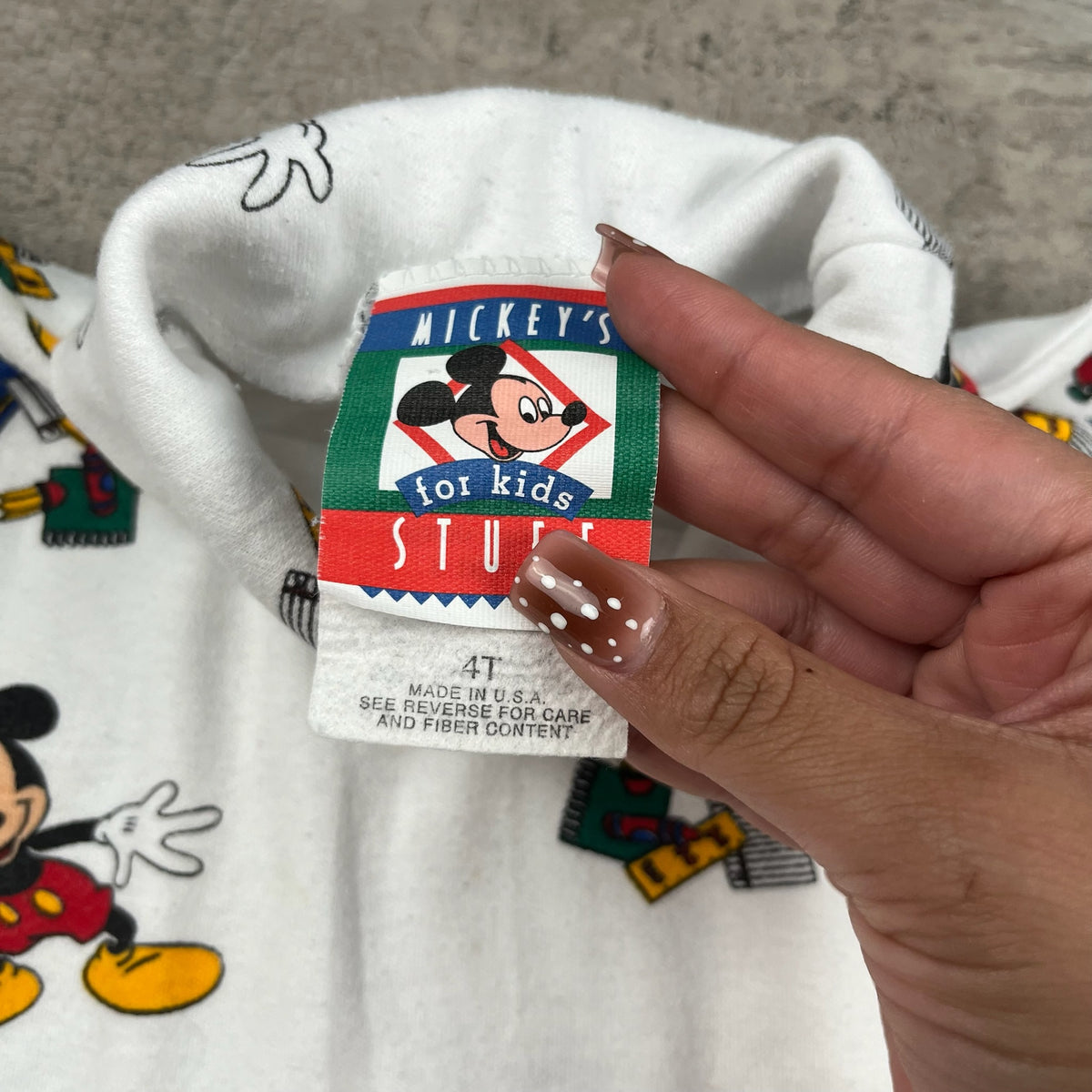 Vintage Mickey Turtleneck 18M