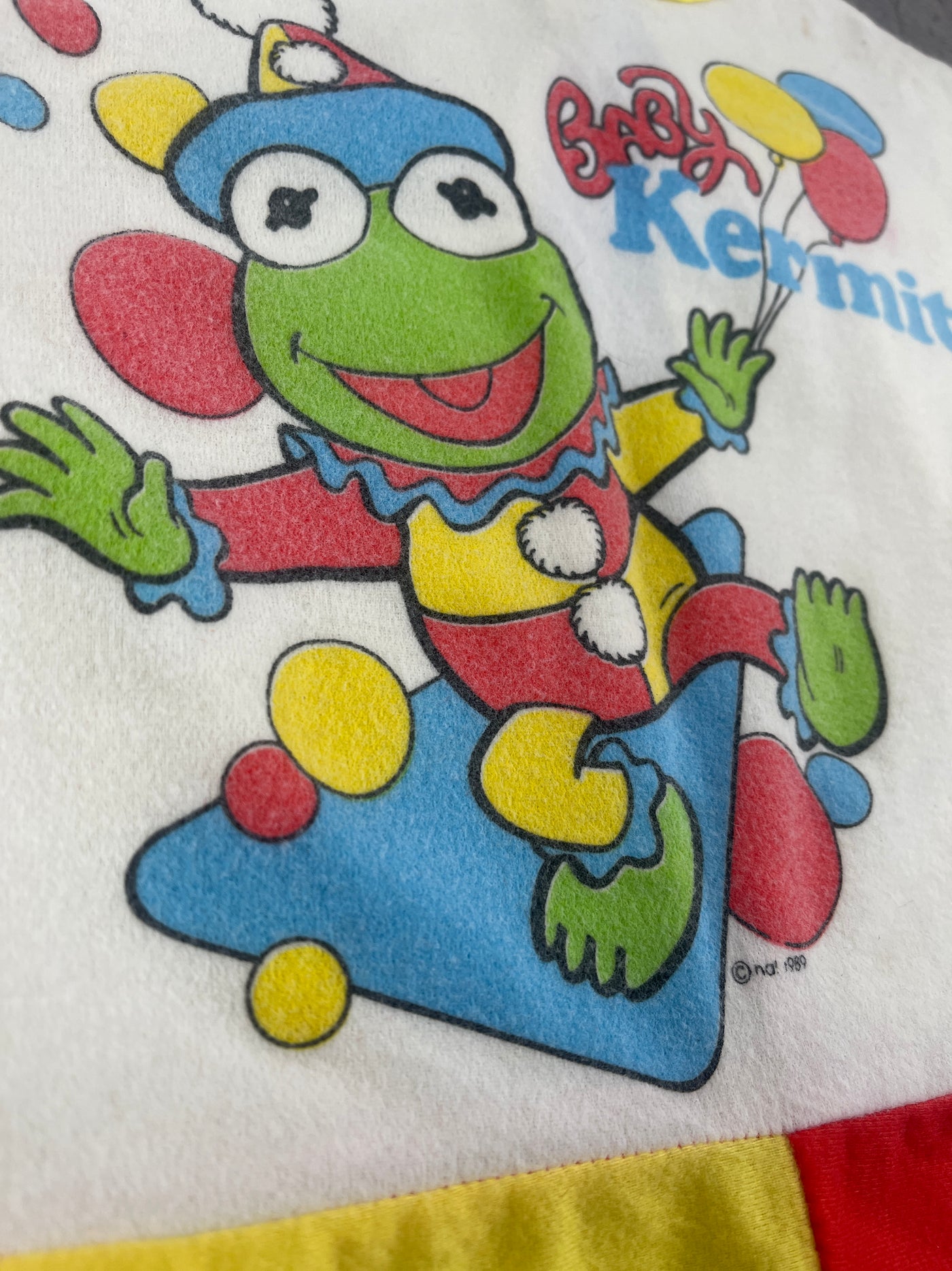 Vintage ‘89 Kermitt The Frog Onesie 24 months