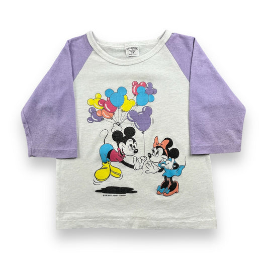 Vintage Mickey and Minnie 3/4 Sleeve 4T