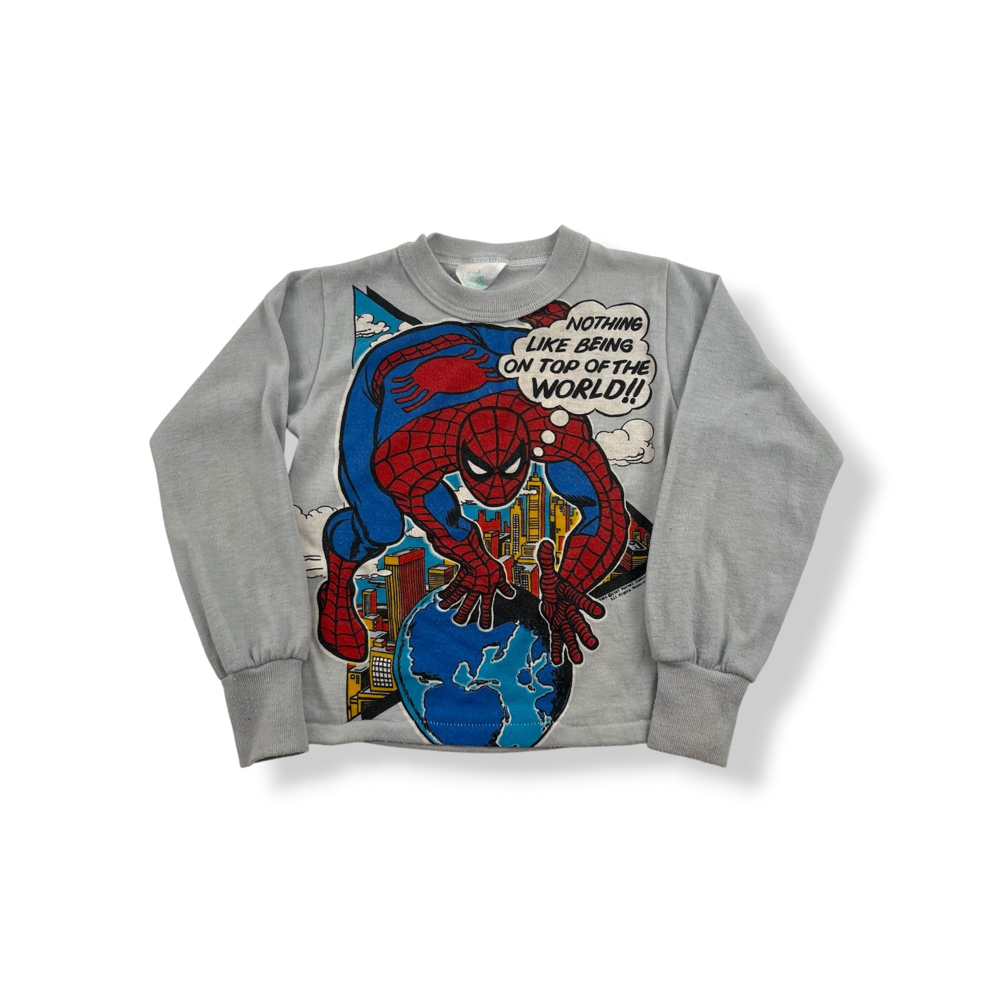 Vintage Spiderman Pj Top 2T