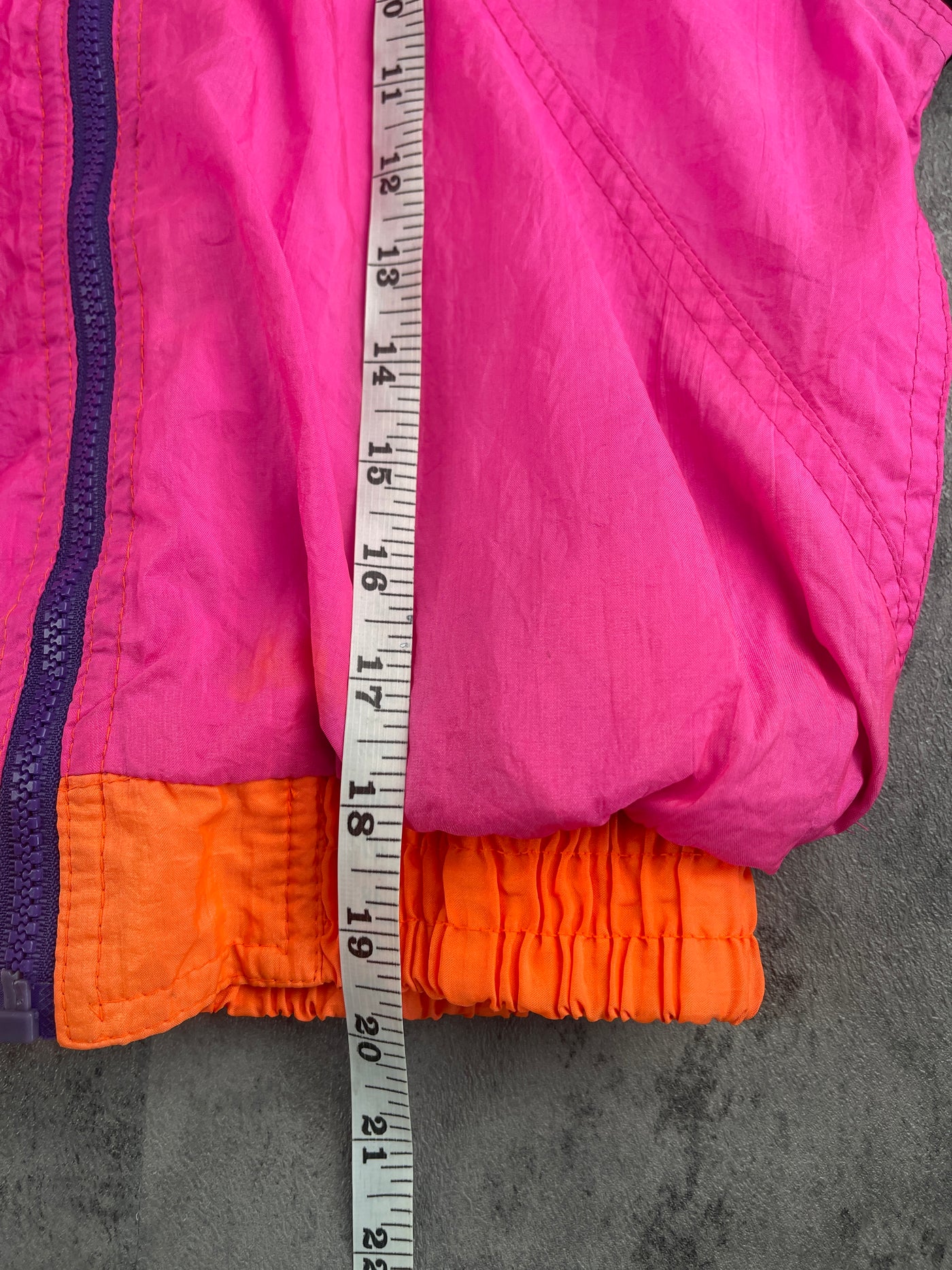 Vintage Neon Windbreaker 7/8