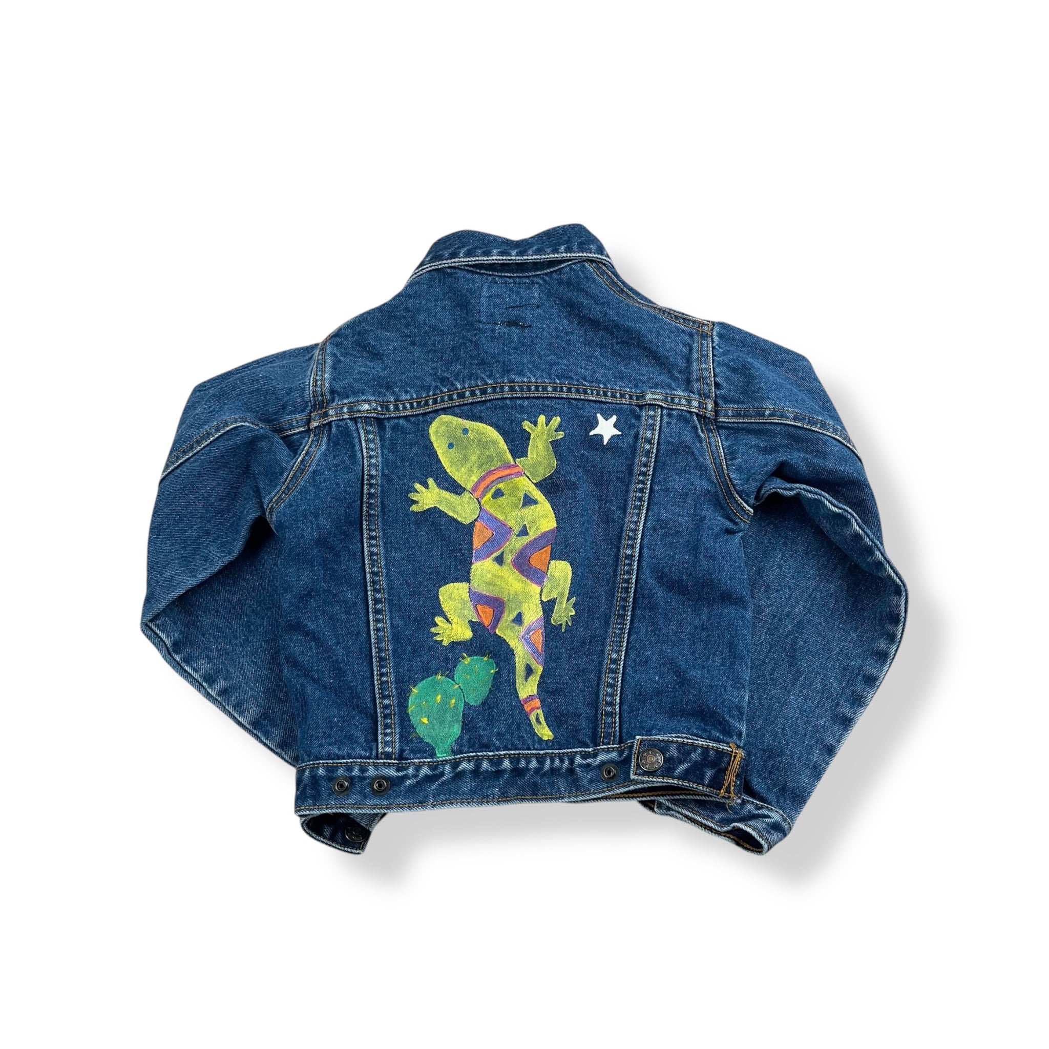 Vintage Lizard Denim Jacket 2T