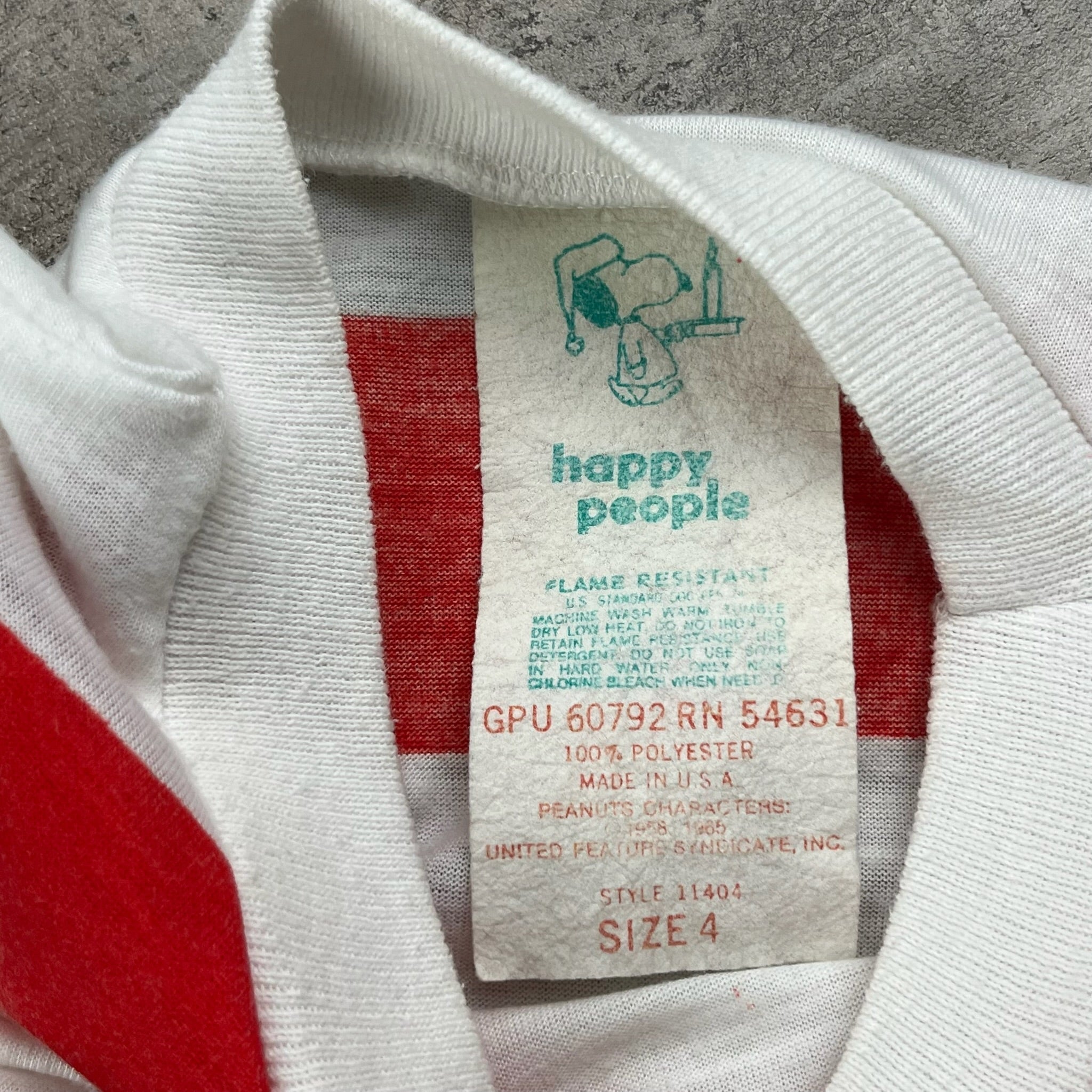 Vintage Snoopy Nightgown 4T