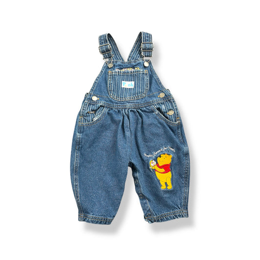 Y2K Winnie the Pooh Overalls 6/9 Months