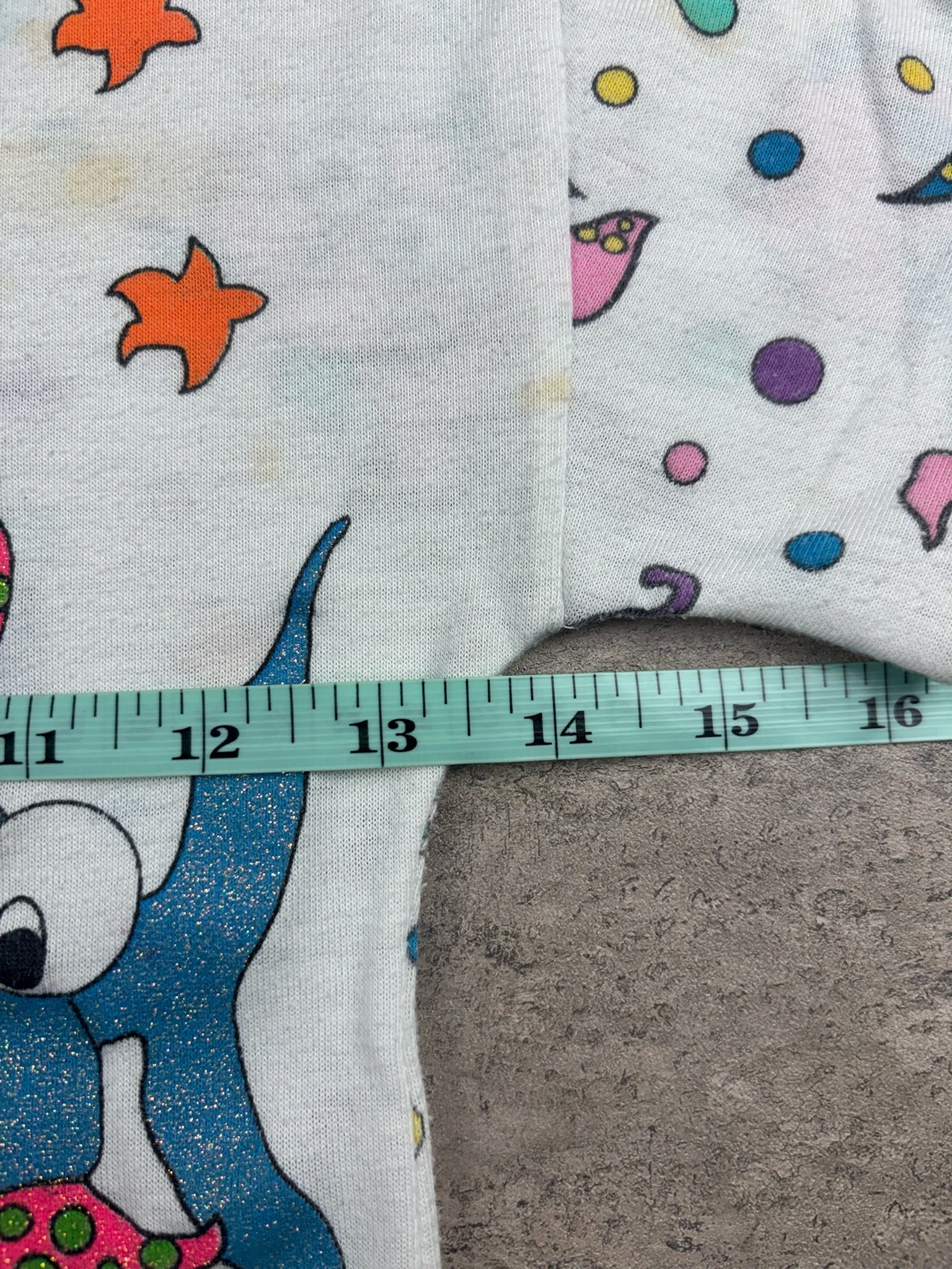 Vintage Fish Pj Top 3/4T