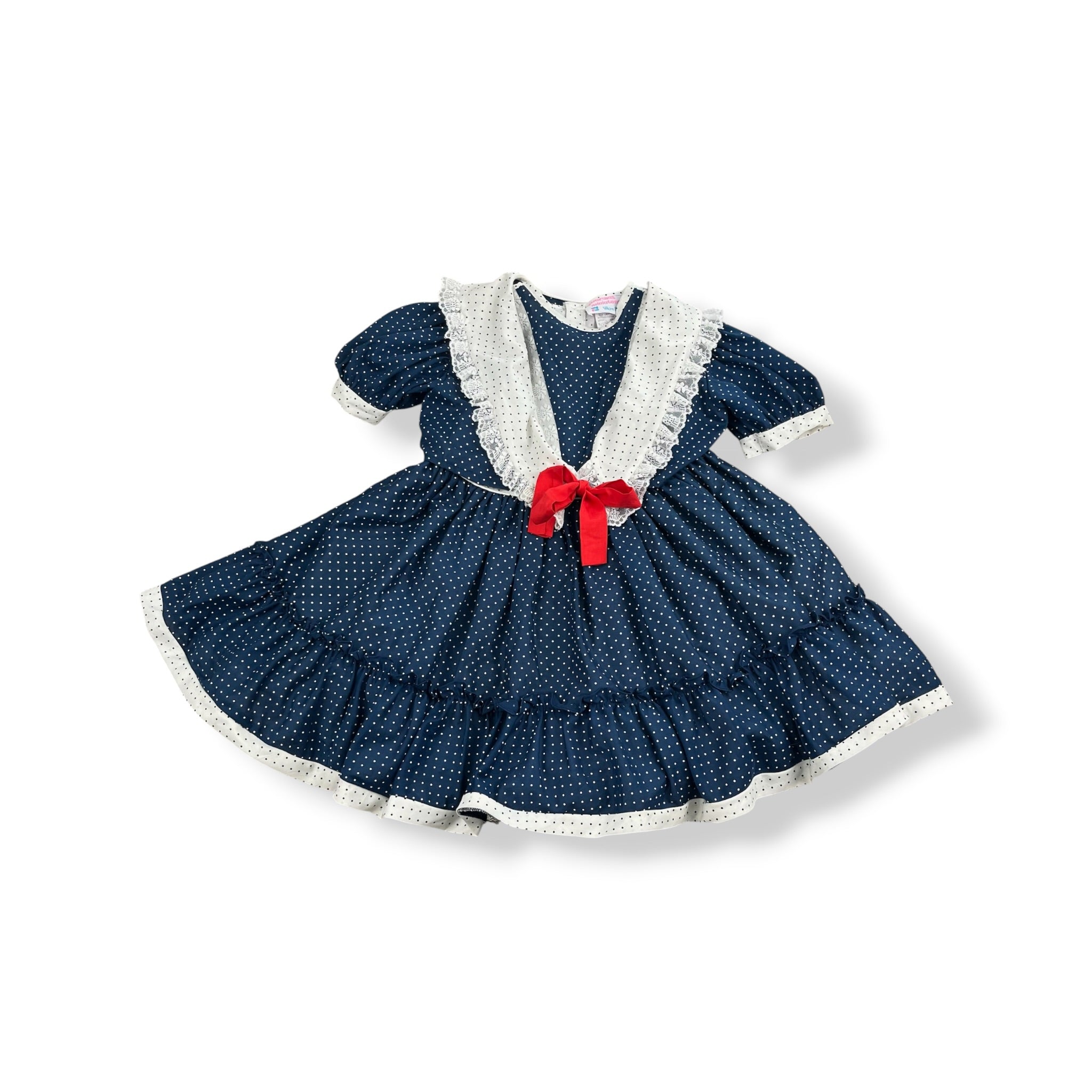 Vintage Marthas Miniatures We're Fussy Dress 5/6T
