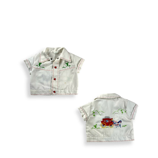 Vintage 70’s Button Up 6-9 Months