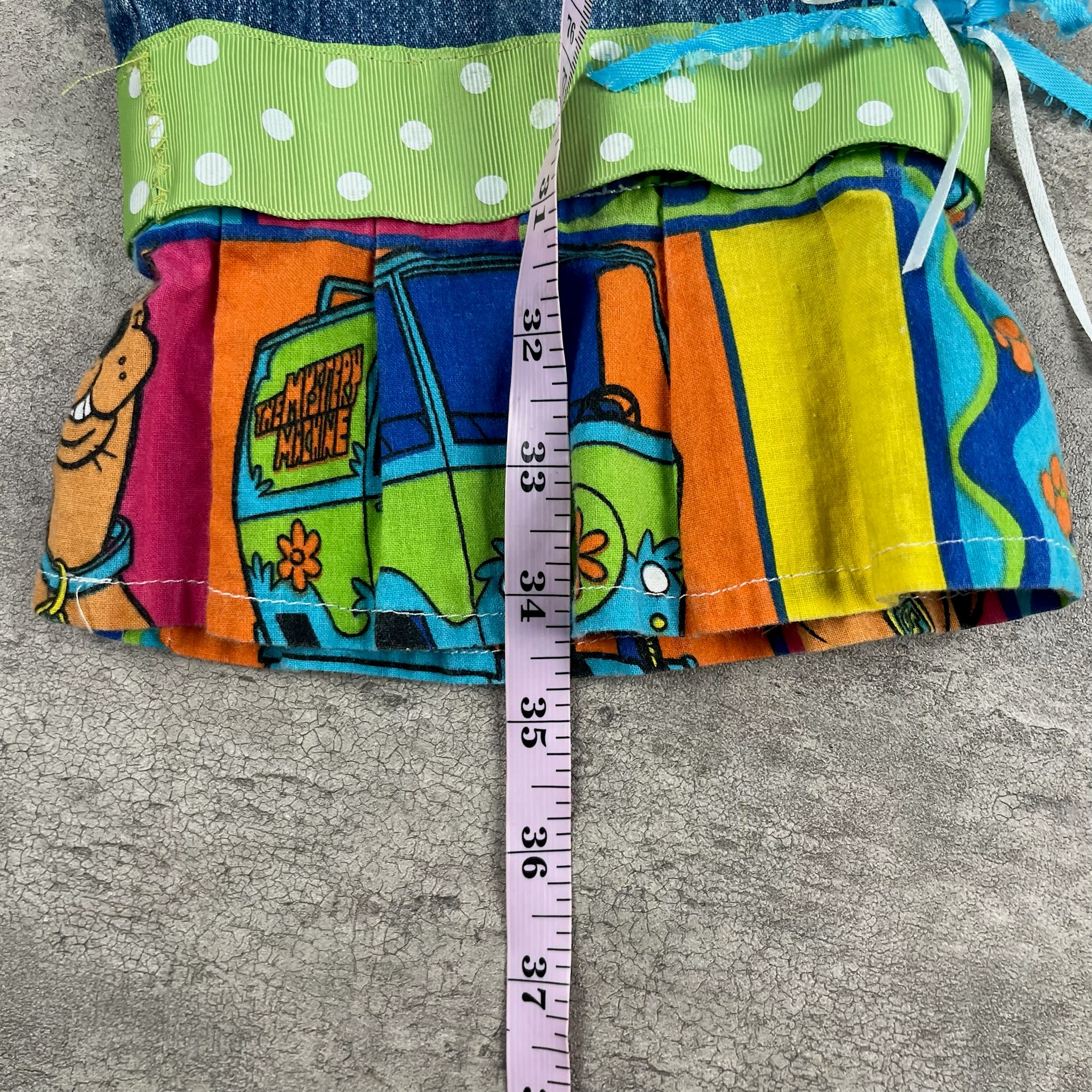 Scooby Doo Upcycled Overalls 4/5T