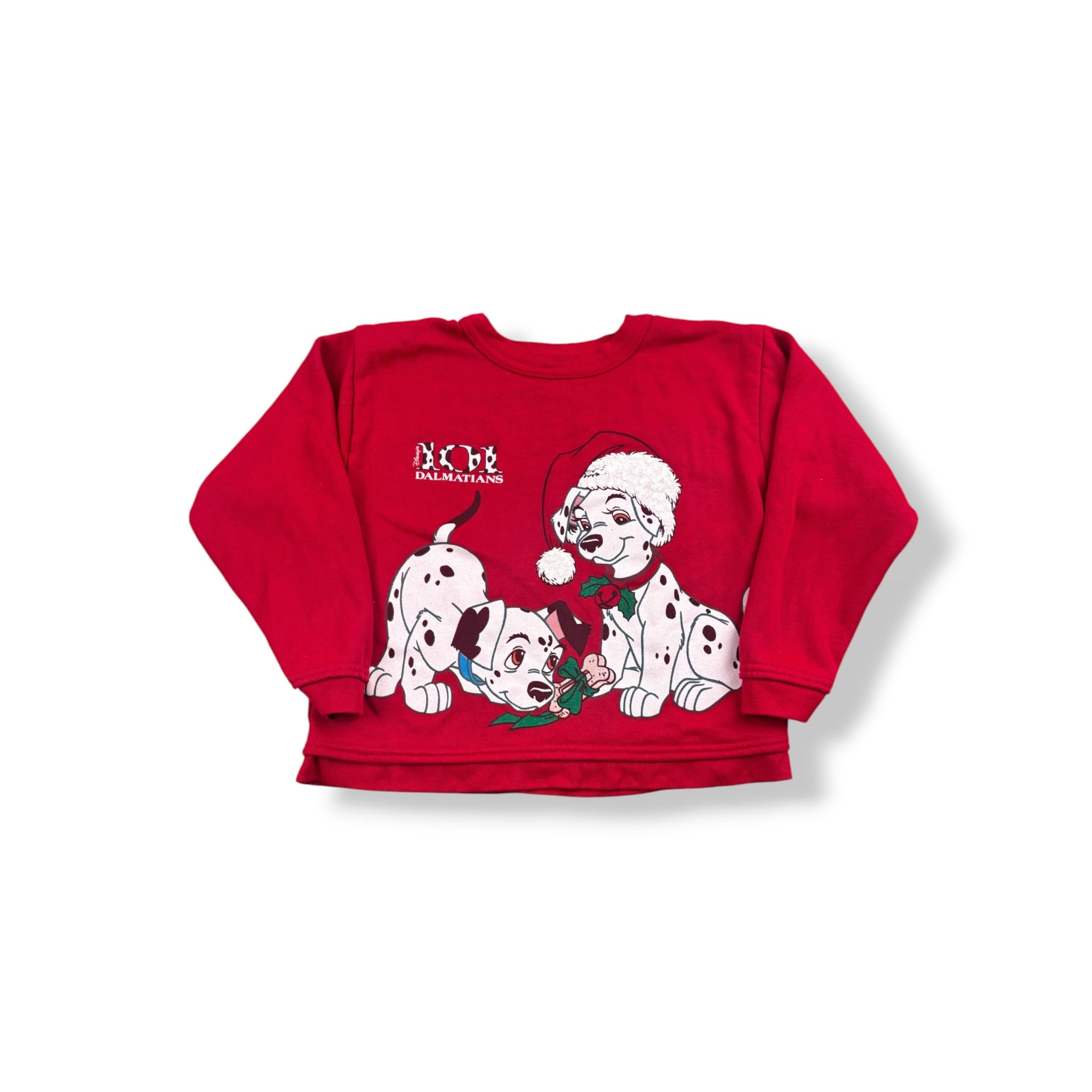 Vintage Christmas 101 Dalmatians Crewneck 4T