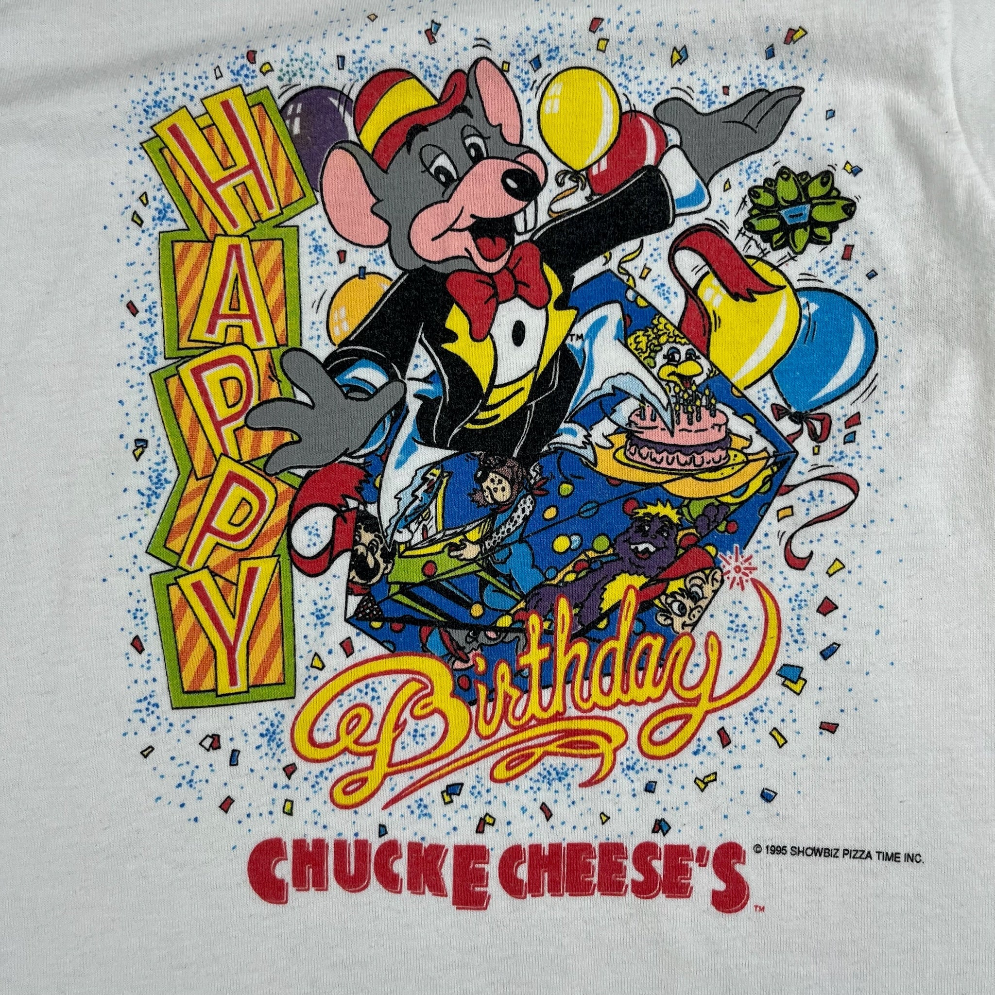 Vintage Chuck E Cheese 6T