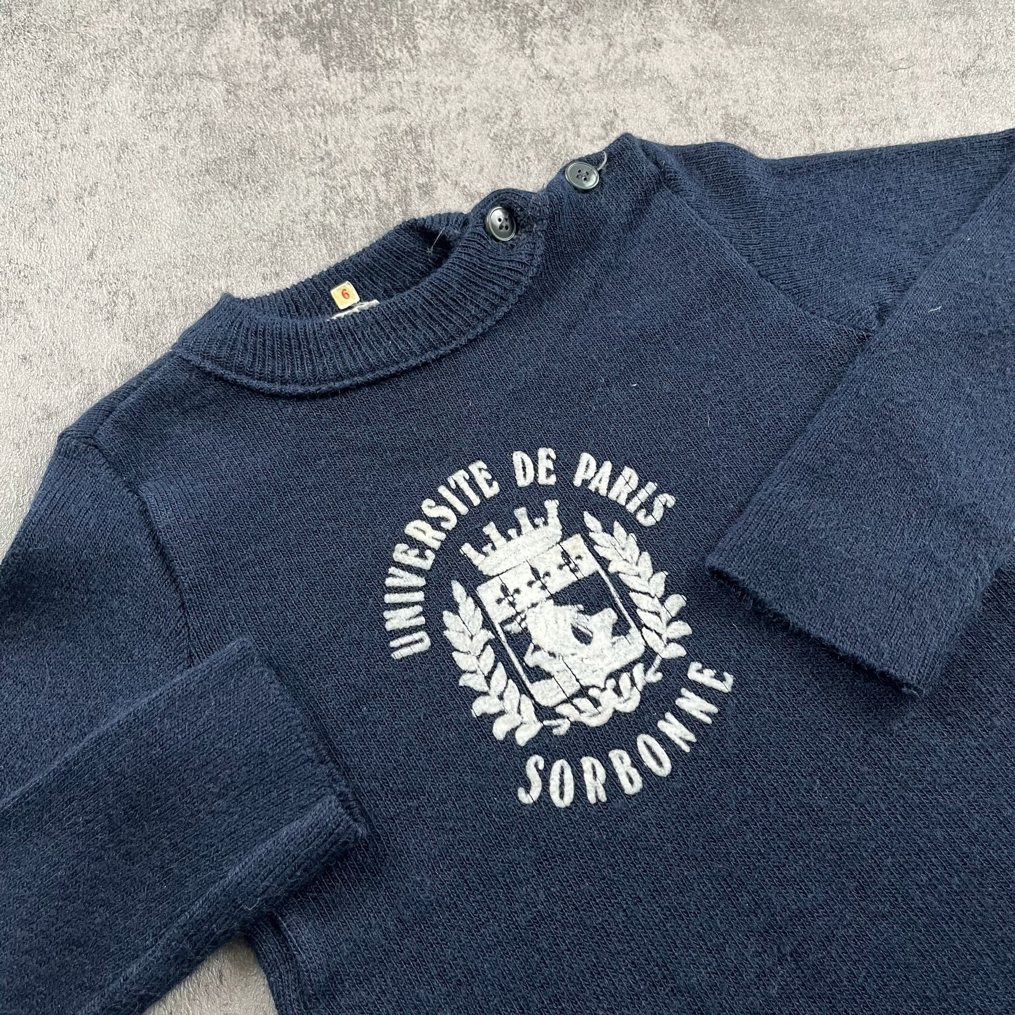 Vintage Universite de Paris Longsleeve 2T