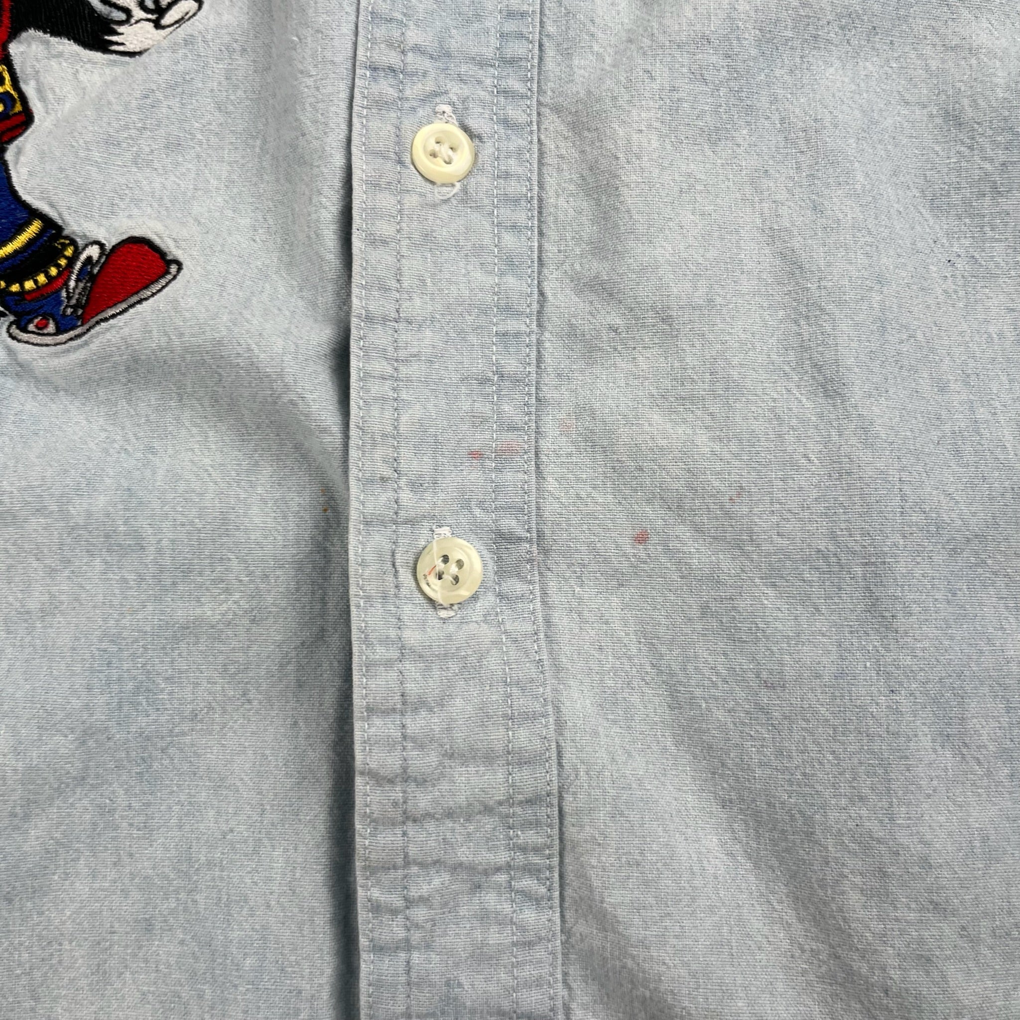 Vintage Looney Tunes Button Up Youth Medium
