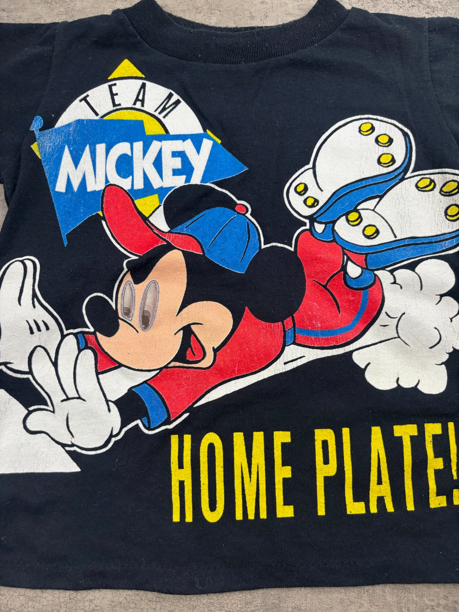 Vintage Mickey Mouse Home Plate 3T