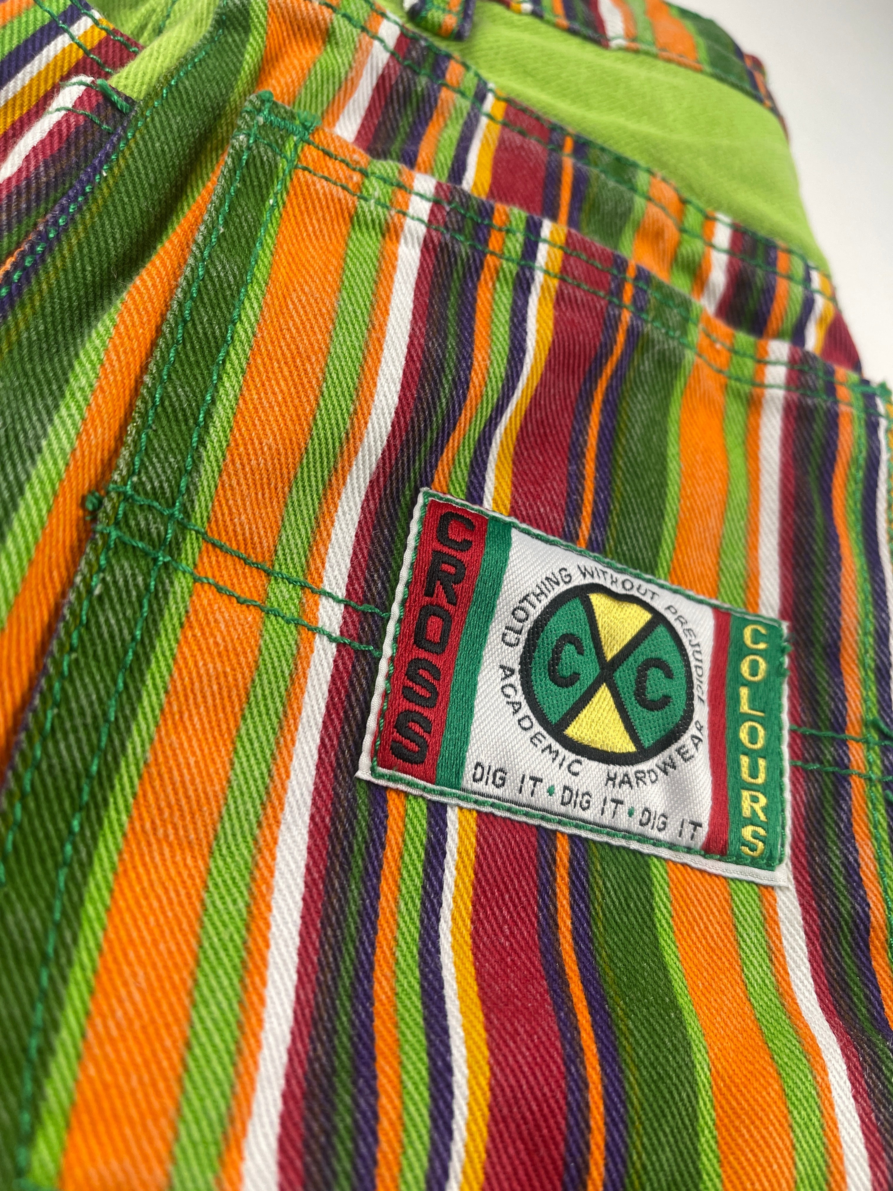 Vintage 90’s Cross Colours Denim Shorts Youth XL/ Adult XS
