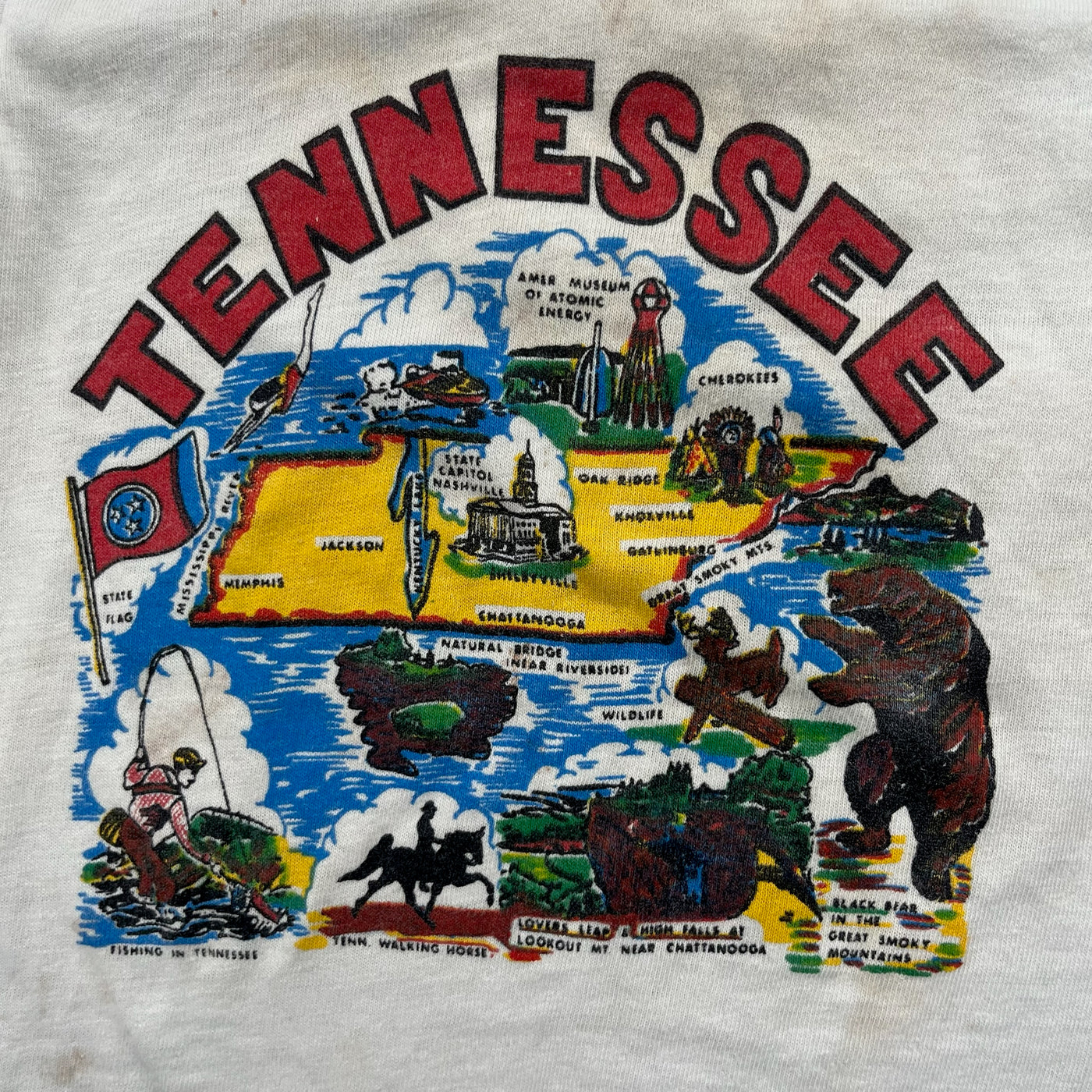 Vintage 60’s Tennessee Souvenir T-Shirt 2T