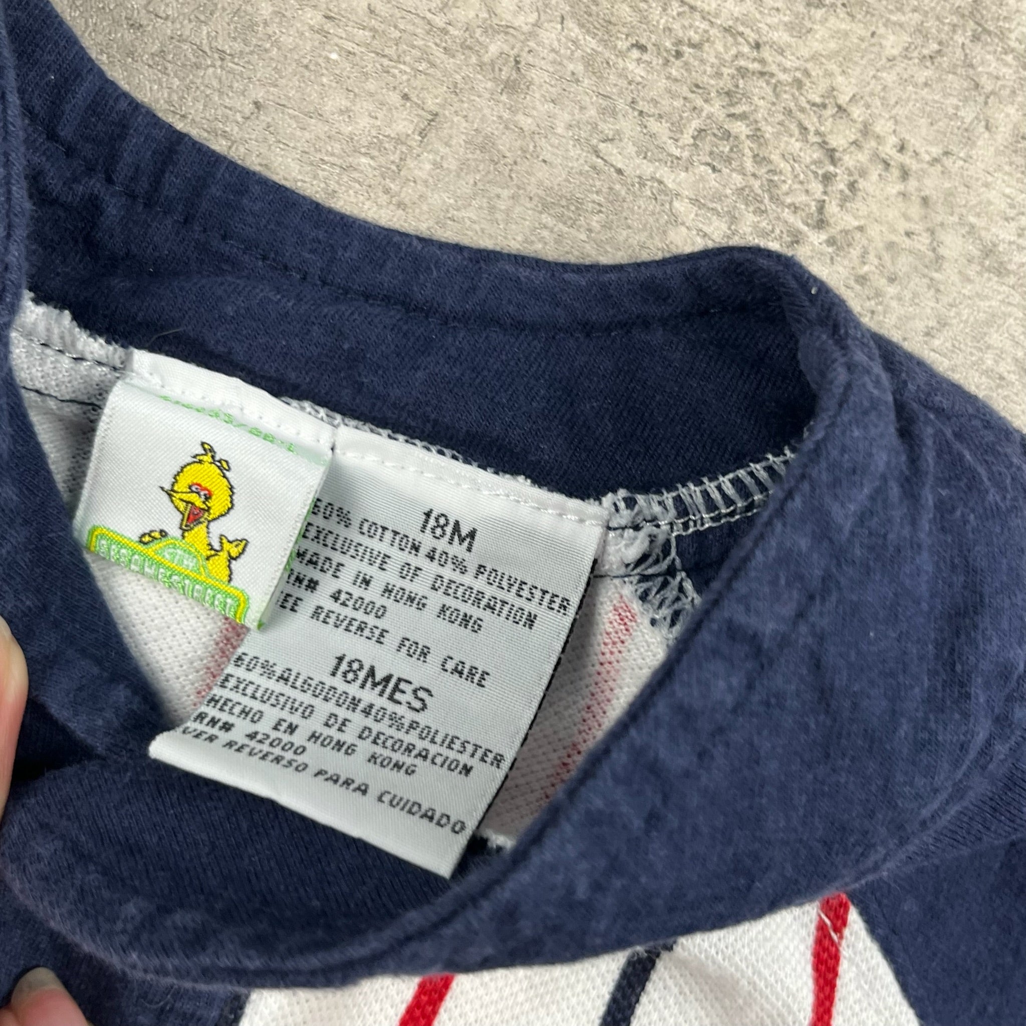 Vintage Elmo & Big Bird Romper 18 Mo