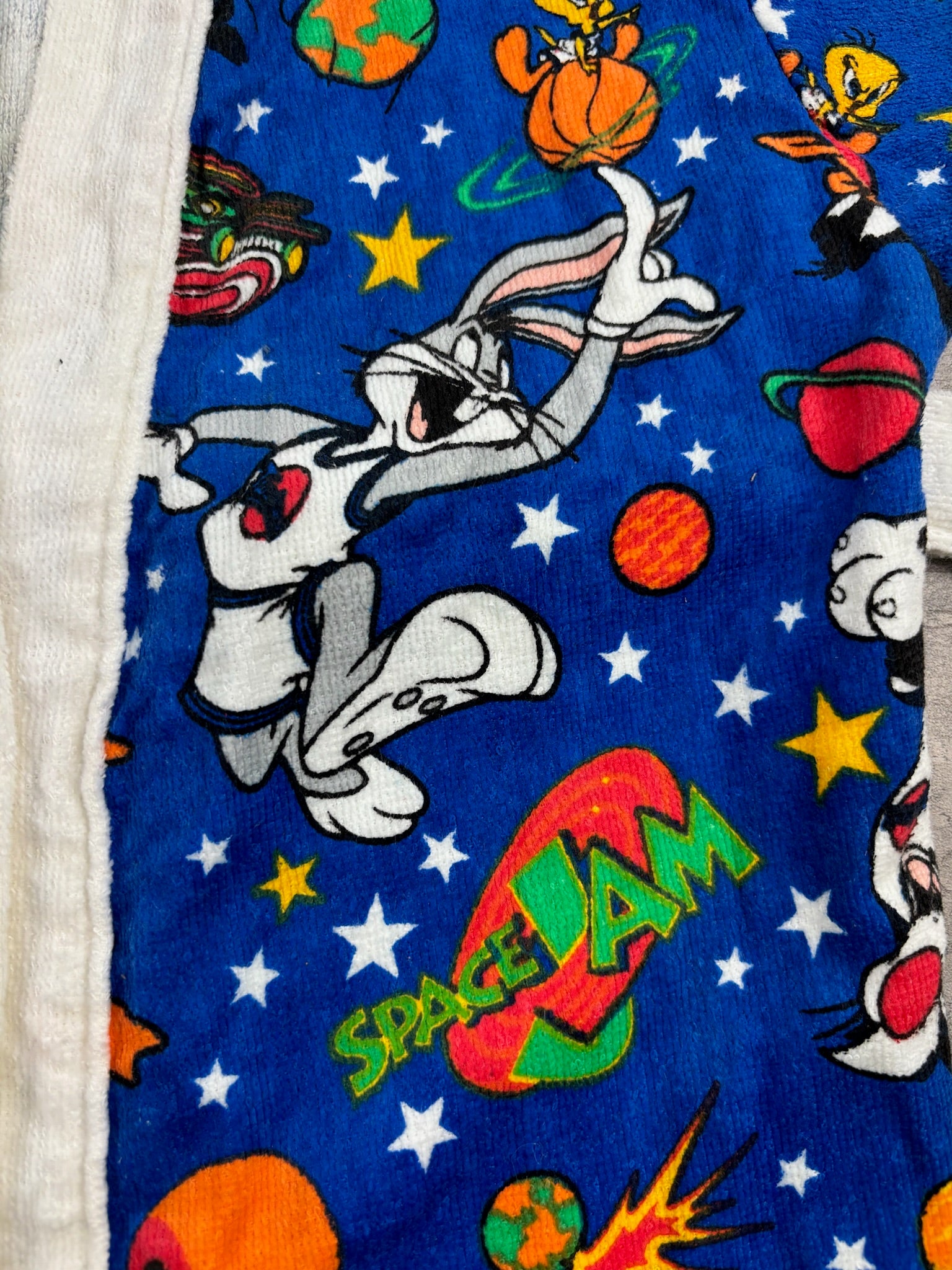 Vintage Deadstock Space Jam Robe 5-7