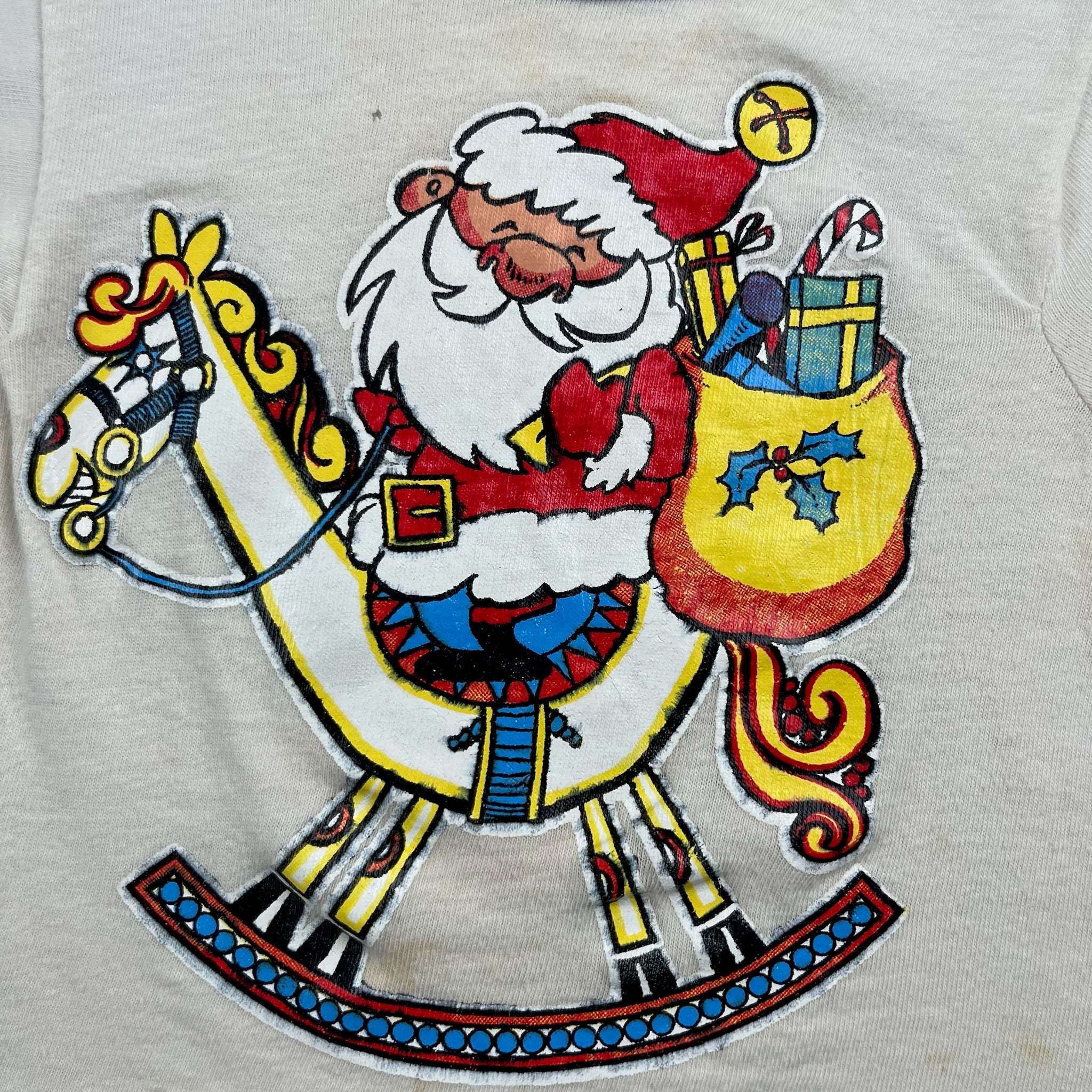 Vintage Champion Santa Claus Ringer 18 Months